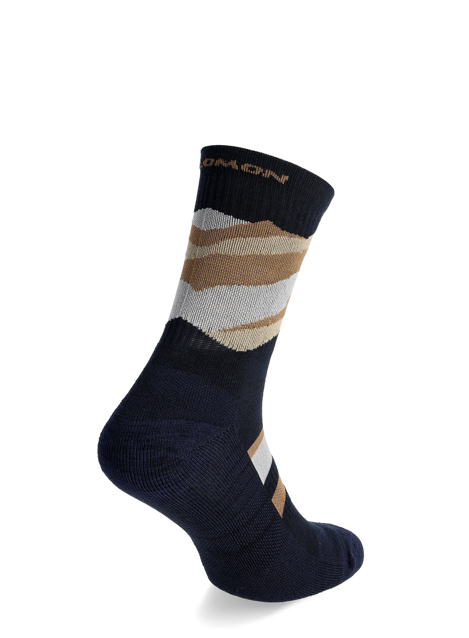 Pohodniške nogavice Salomon Out Alps Crew 2-Pack - carbon/brown
