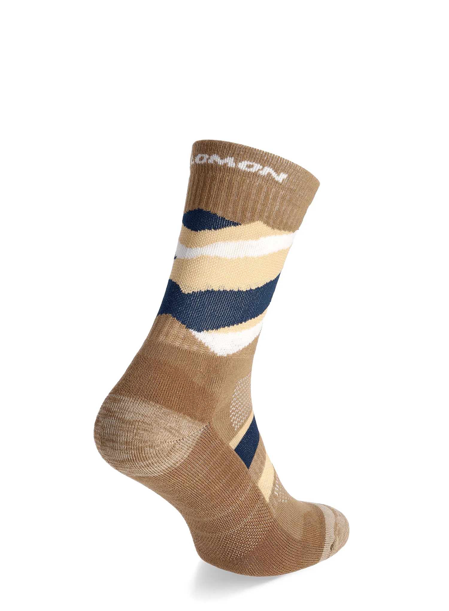 Pohodniške nogavice Salomon Out Alps Crew 2-Pack - carbon/brown