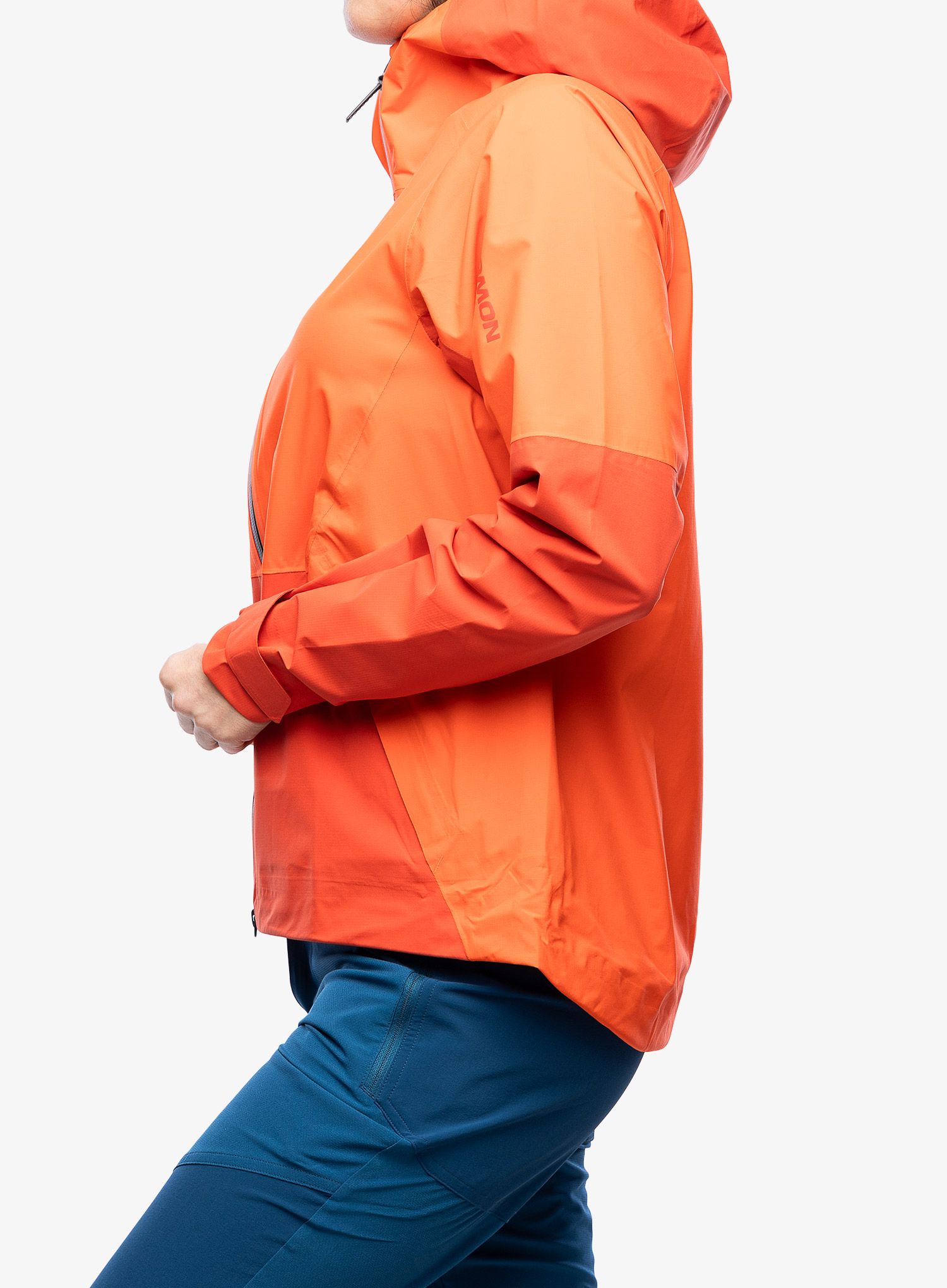 Ženska nepremočljiva jakna Salomon Outerpath 2.5L WP JKT - valiant poppy