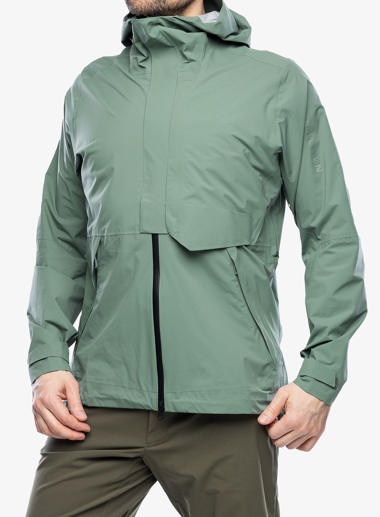 Nepremočljiva jakna Salomon Outerpath JKT WP Pro - laurel wreath