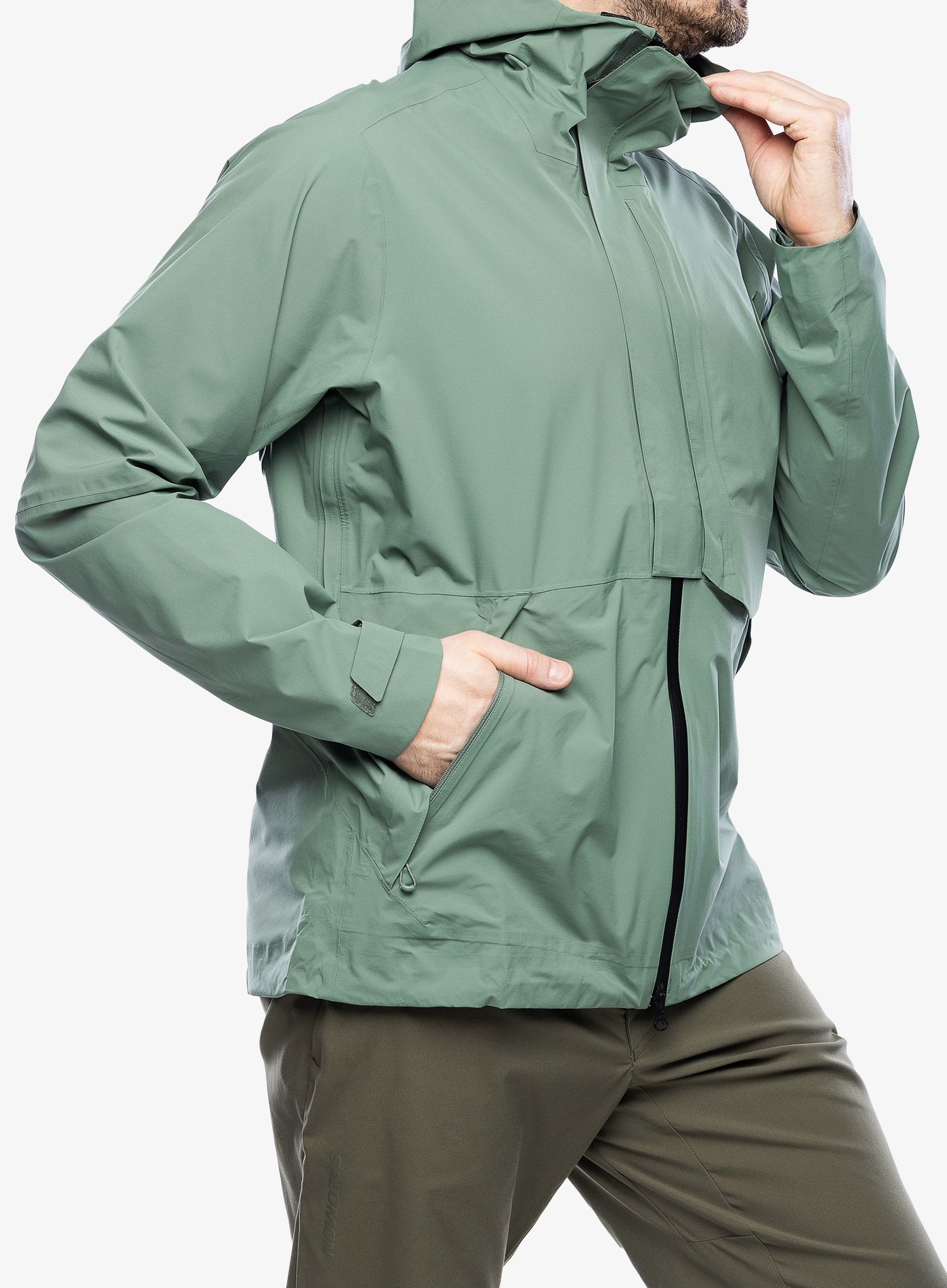 Nepremočljiva jakna Salomon Outerpath JKT WP Pro - laurel wreath