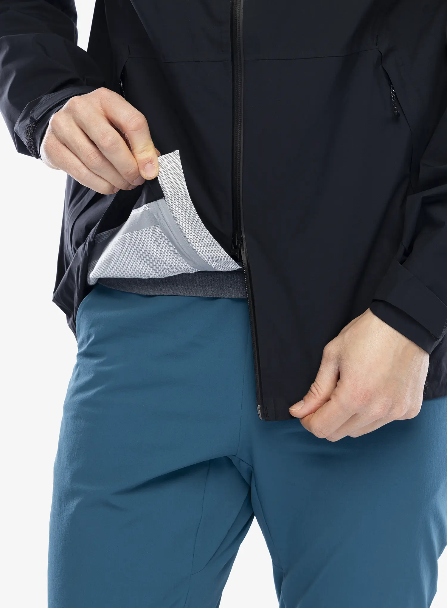 Nepremočljiva jakna Salomon Outerpath Jacket - deep black