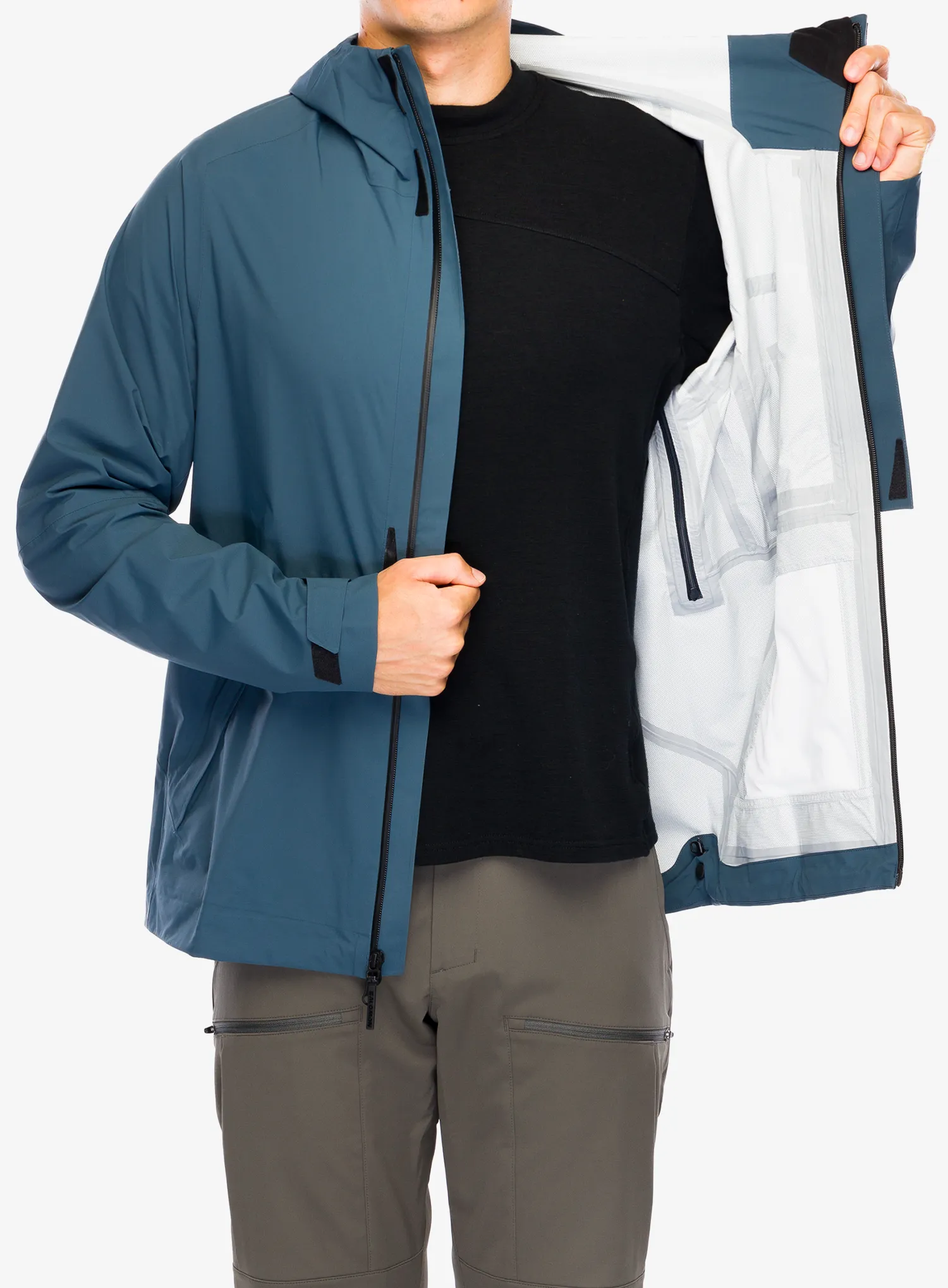 Nepremočljiva jakna Salomon Outerpath Pro Jacket - midnight navy