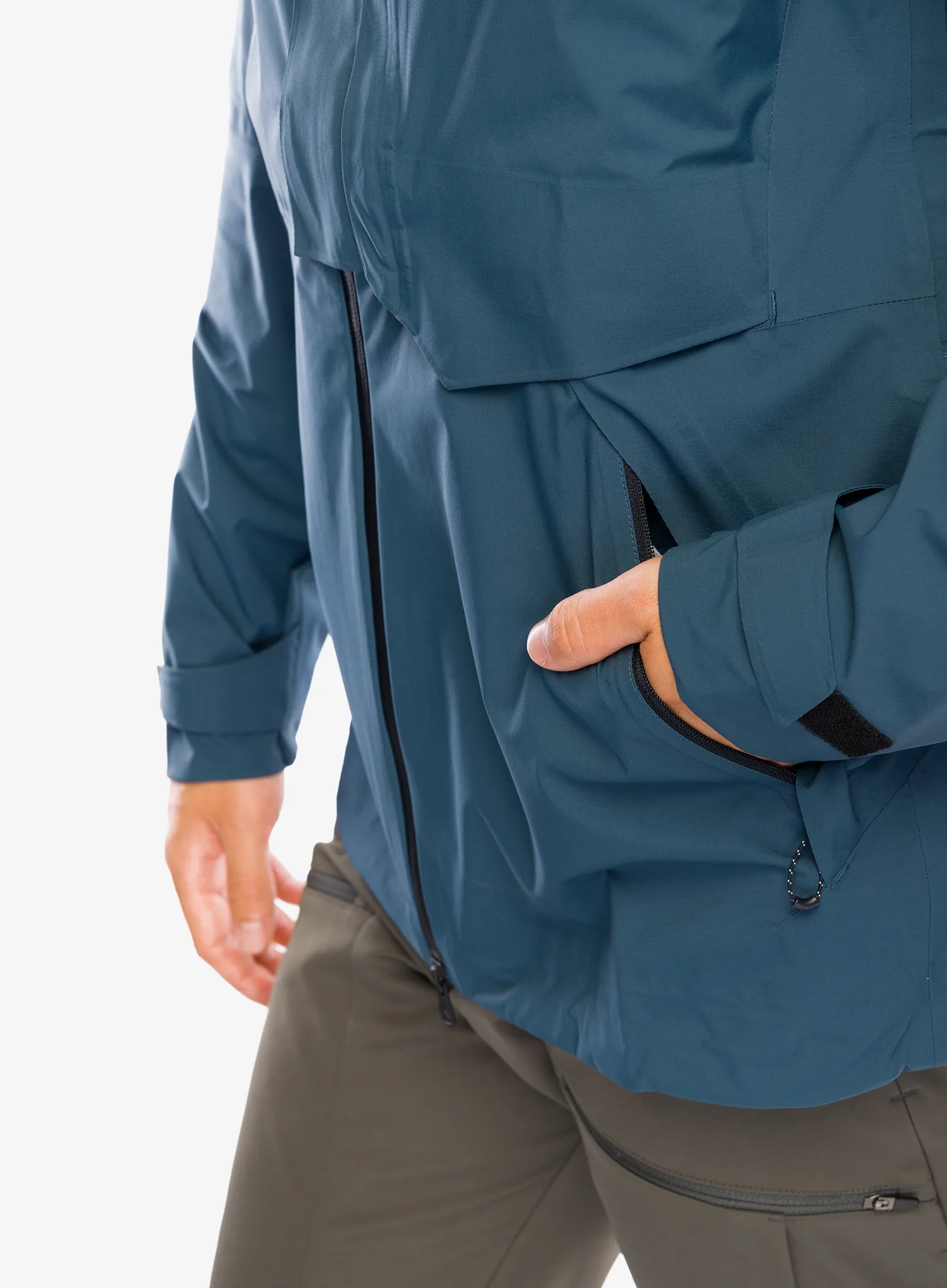 Nepremočljiva jakna Salomon Outerpath Pro Jacket - midnight navy