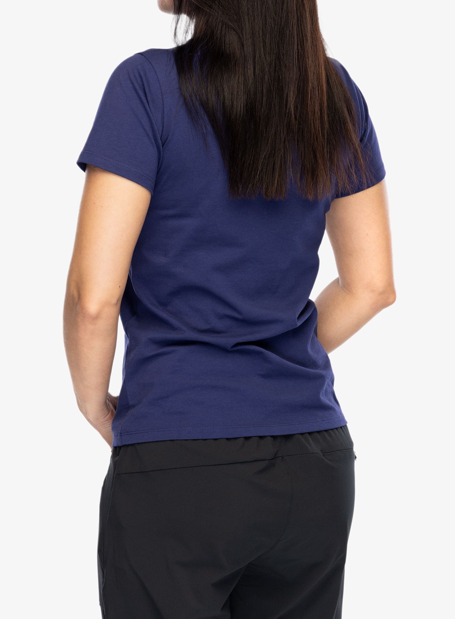 Ženska majica Salomon Outlife Big Logo SS Tee - astral aura