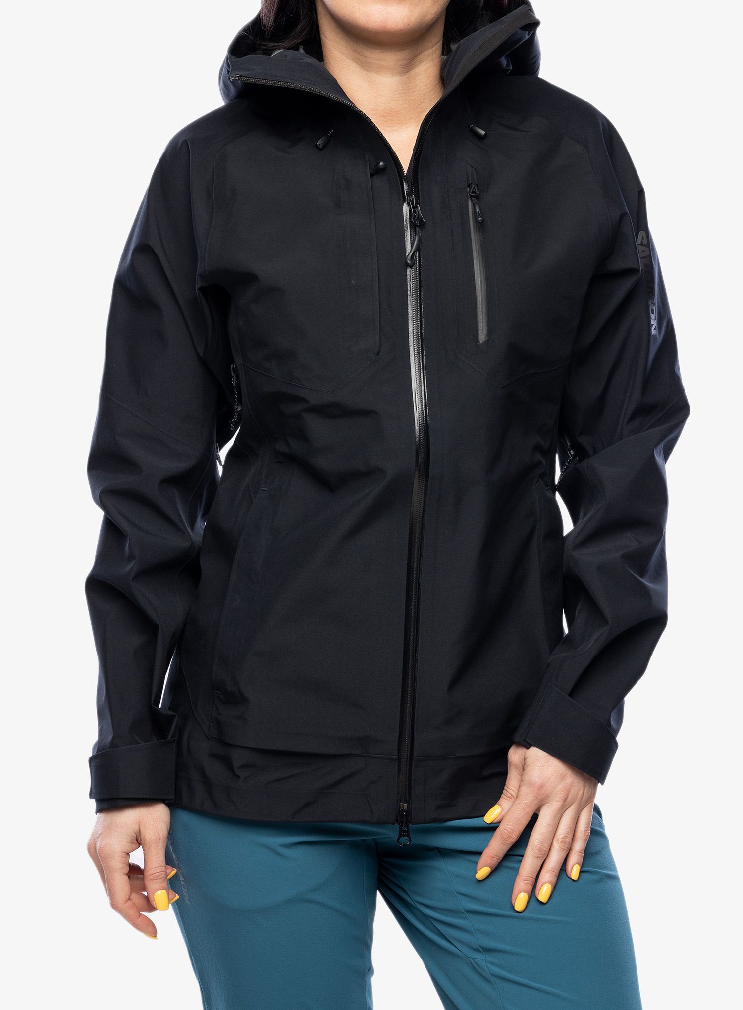 Ženske GORE-TEX jakna Salomon Outline 3L GTX Shell - deep black