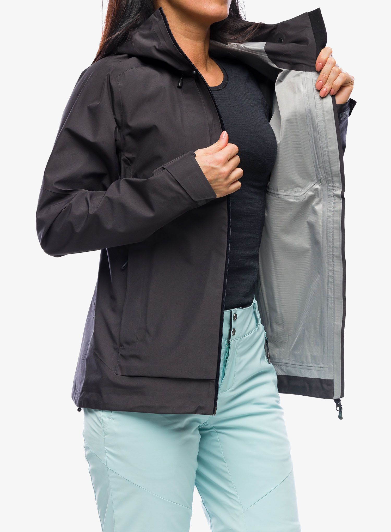 Ženska hardshell jakna Salomon Outline 3L GTX Shell - phantom