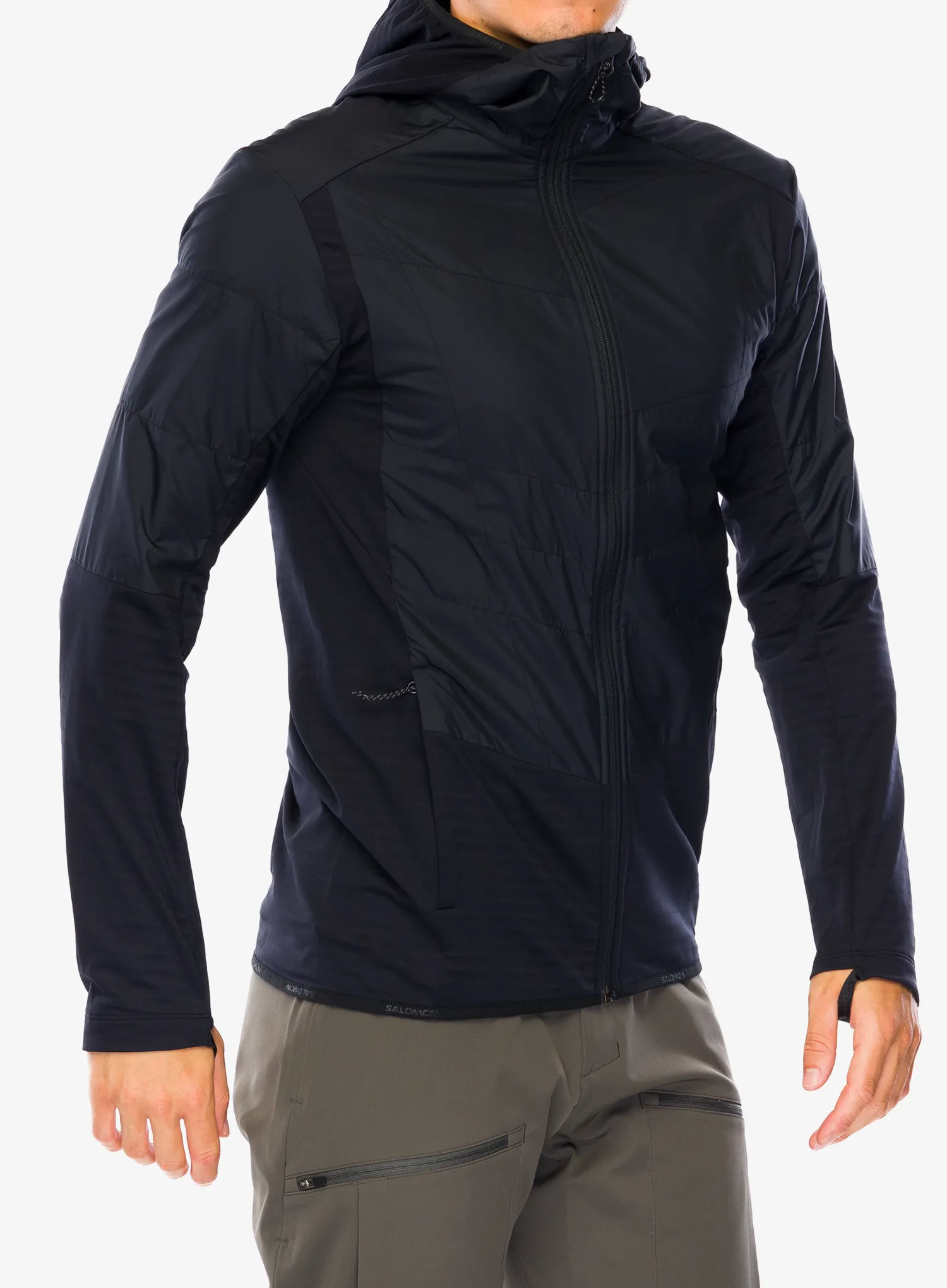 Hibridna jakna Salomon Outline As Hybrid - deep black