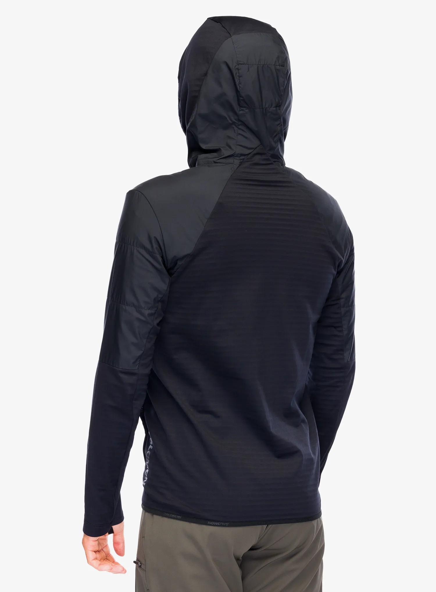 Hibridna jakna Salomon Outline As Hybrid - deep black