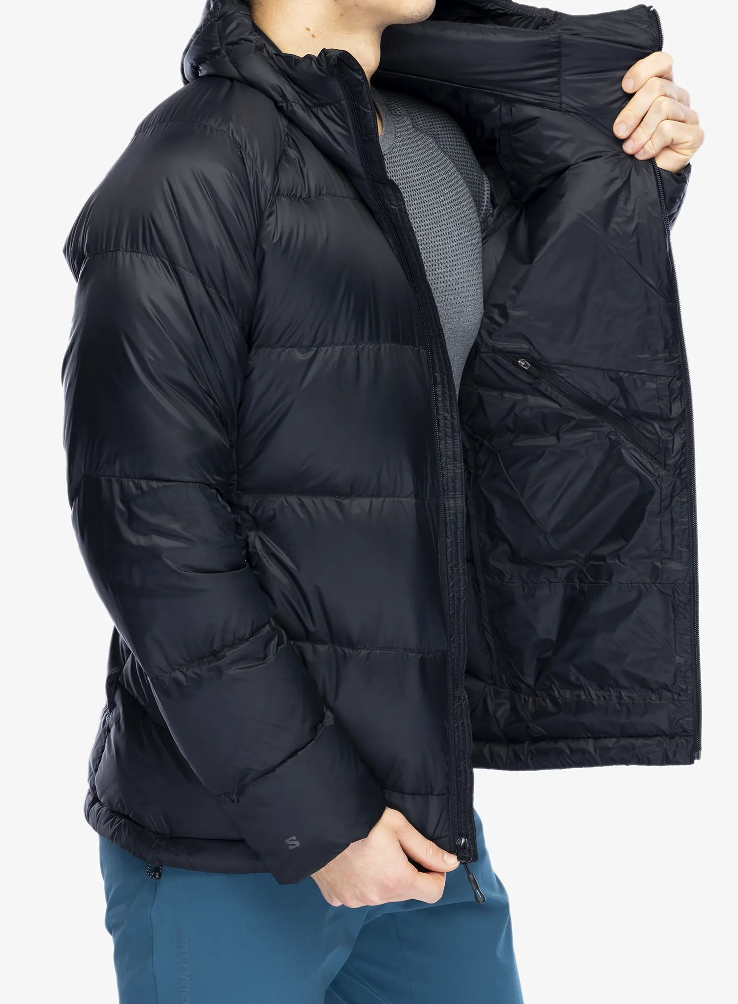 Puhovka Salomon Outline Down Jkt - deep black