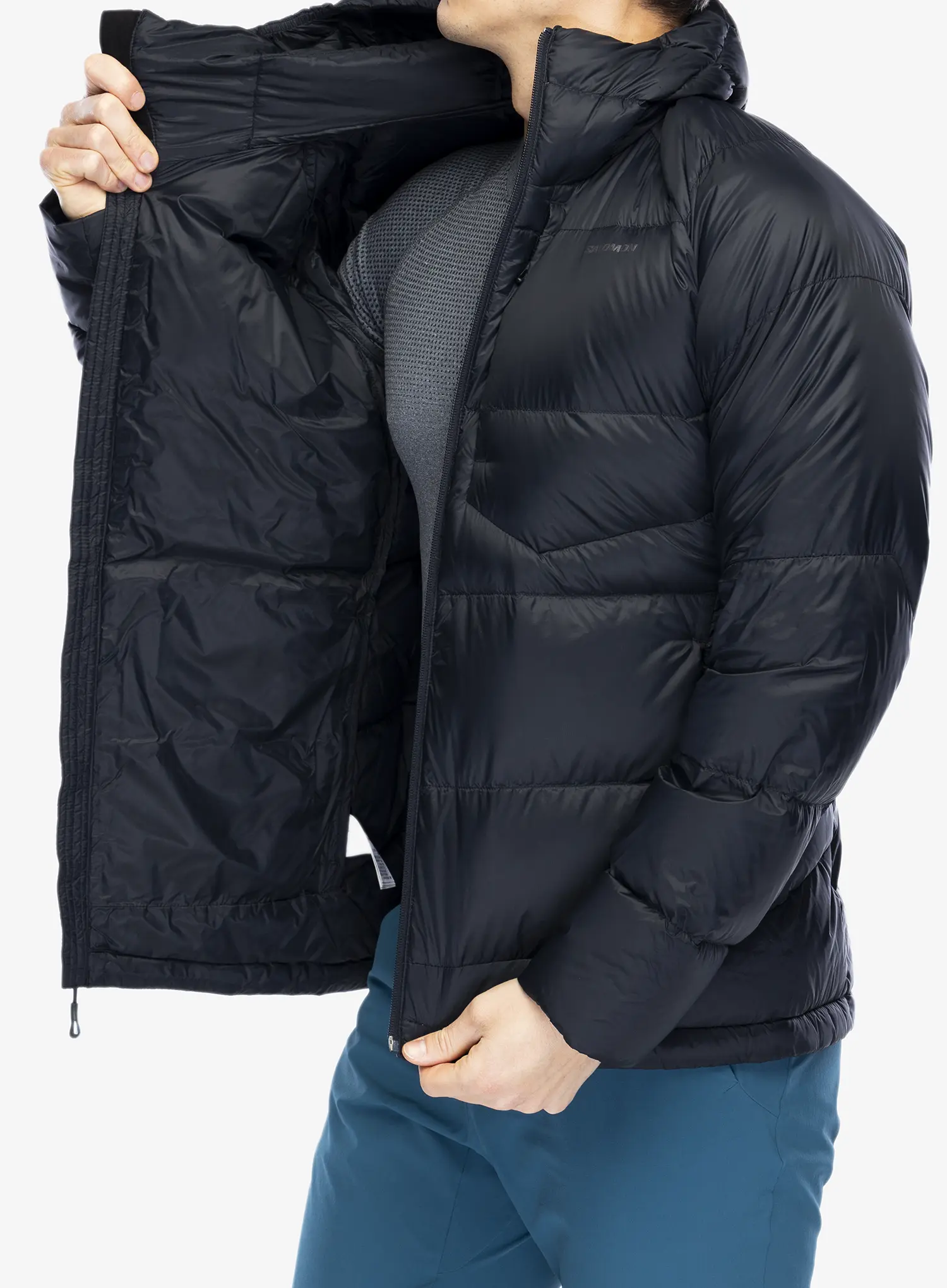 Puhovka Salomon Outline Down Jkt - deep black