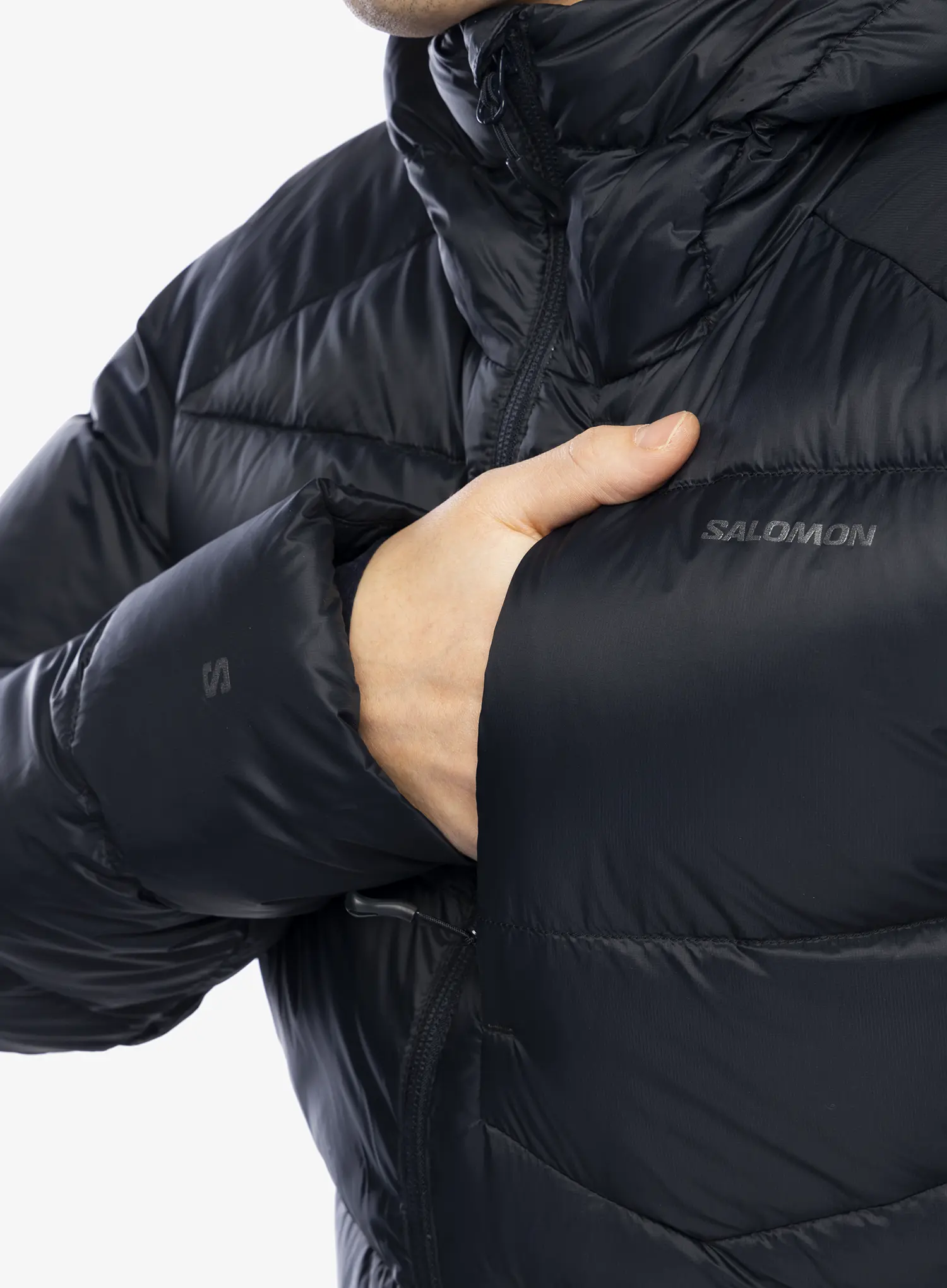 Puhovka Salomon Outline Down Jkt - deep black