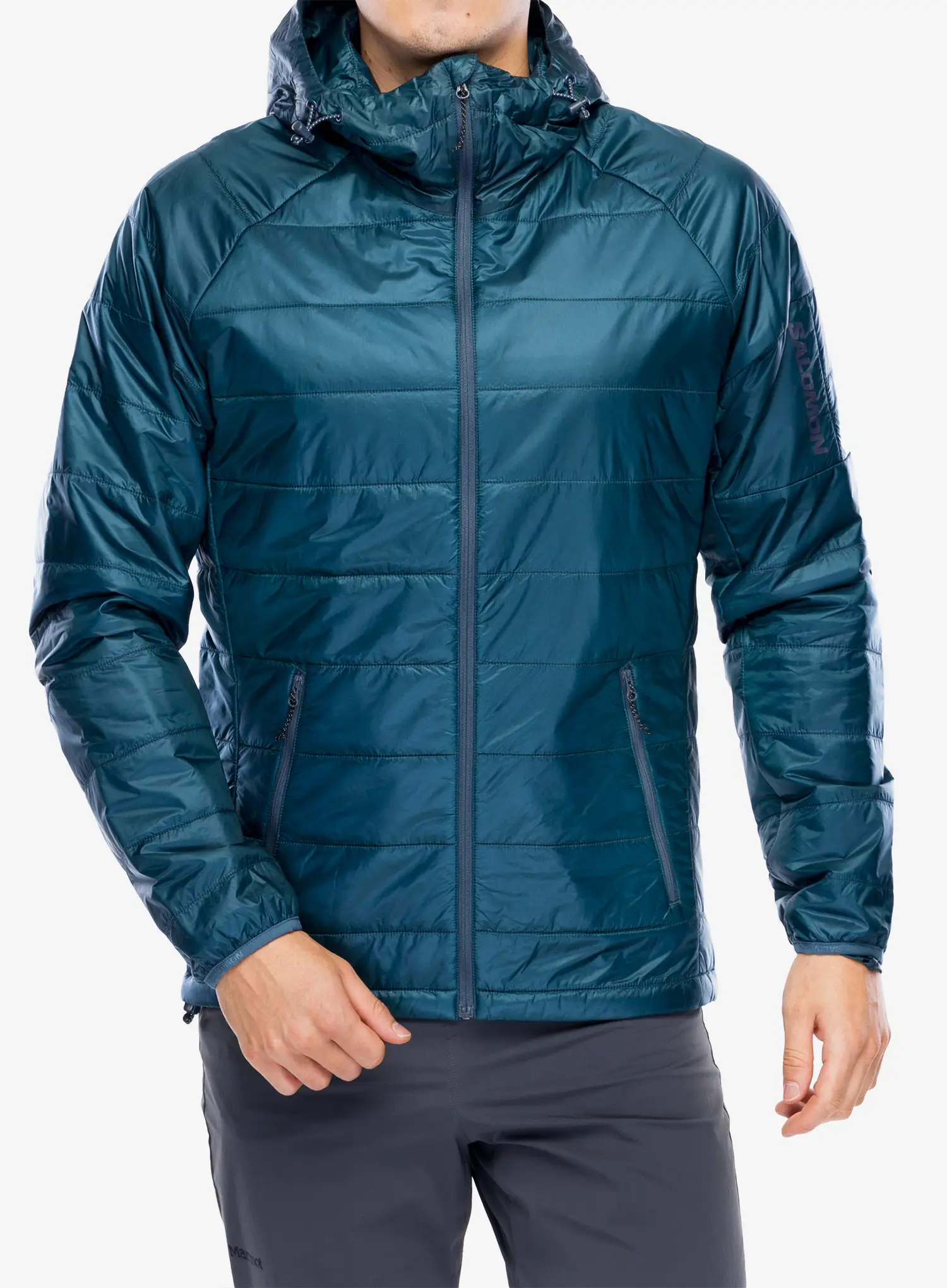 Sintetična jakna Salomon Outline HD Jacket - midnight navy