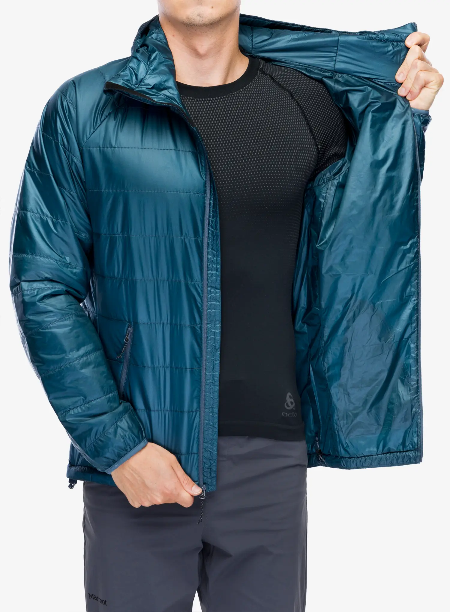 Sintetična jakna Salomon Outline HD Jacket - midnight navy