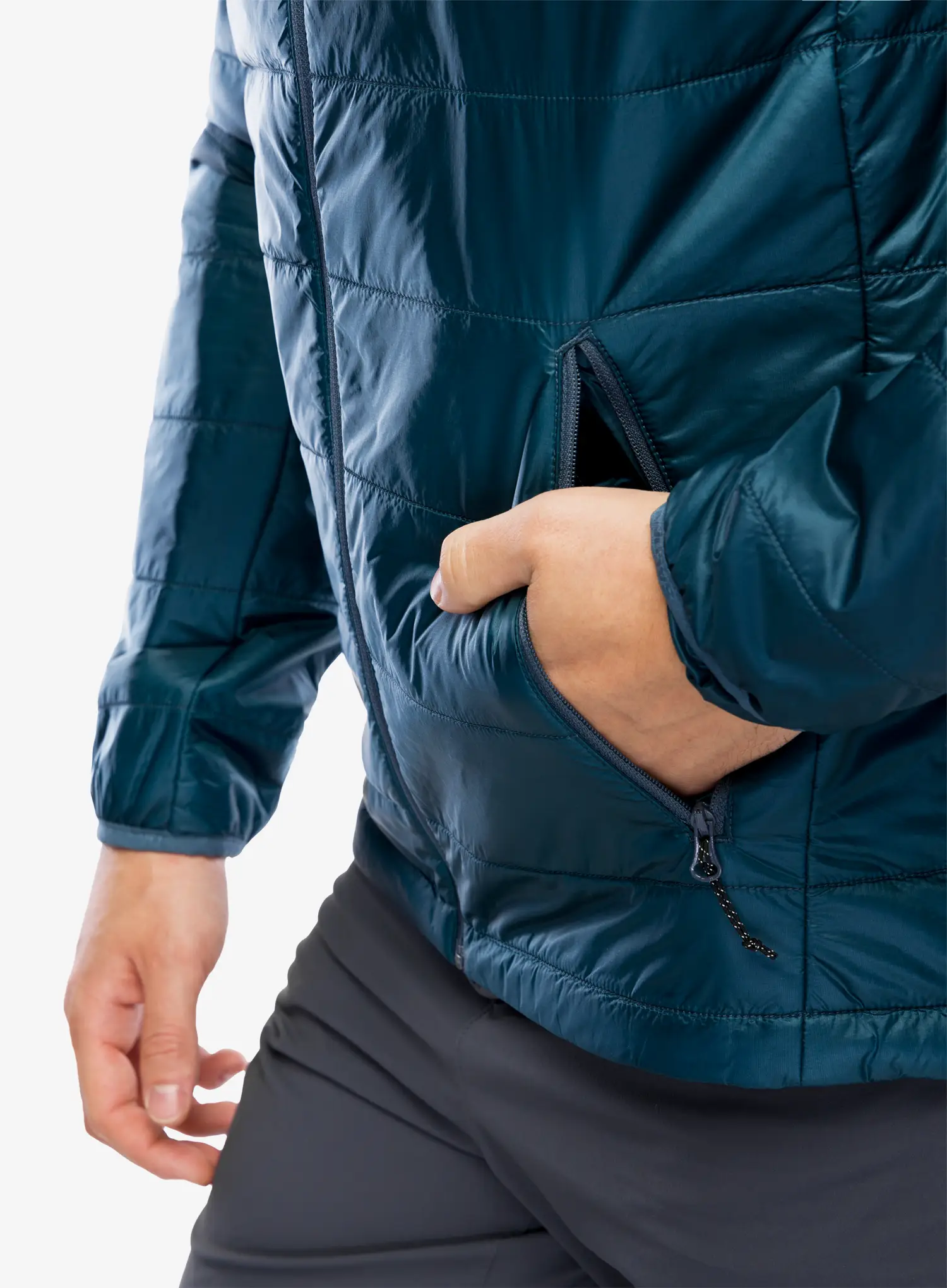 Sintetična jakna Salomon Outline HD Jacket - midnight navy