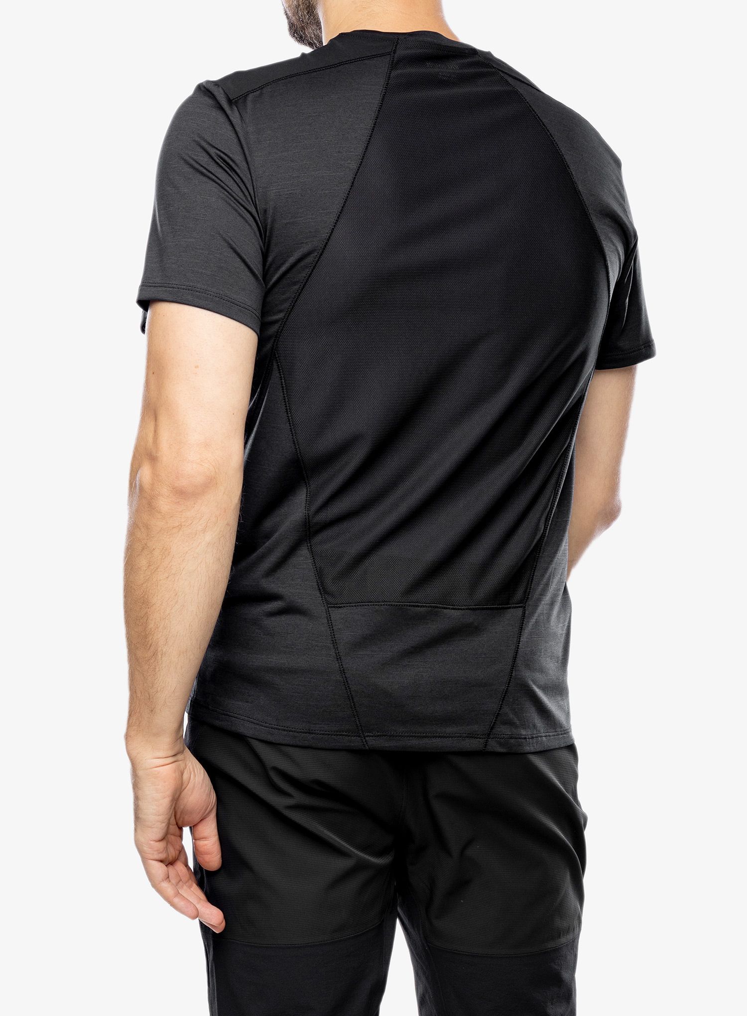 Športna majica Salomon Outline SS Tee - deep black