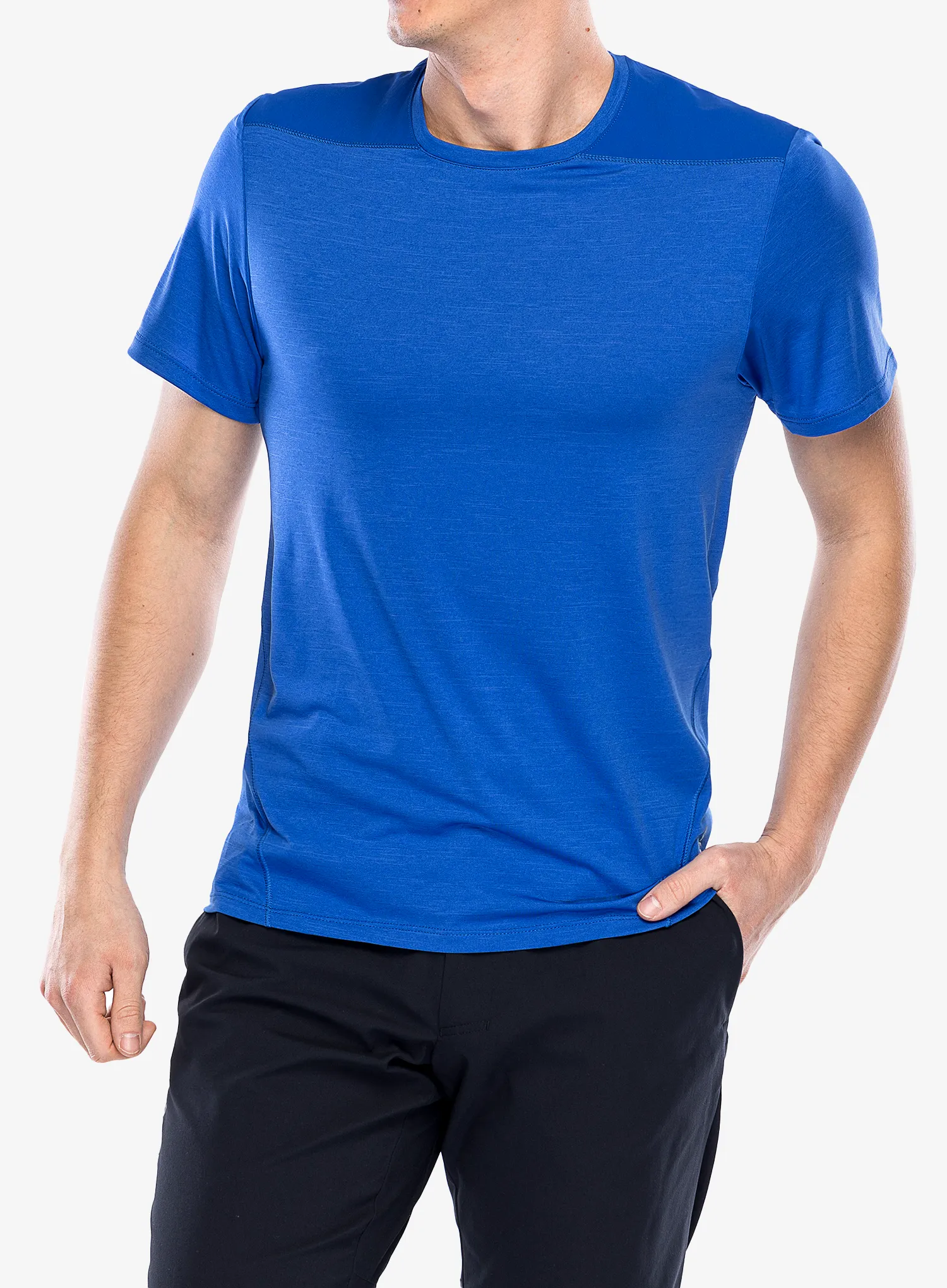 Športna majica Salomon Outline SS Tee - surf the web