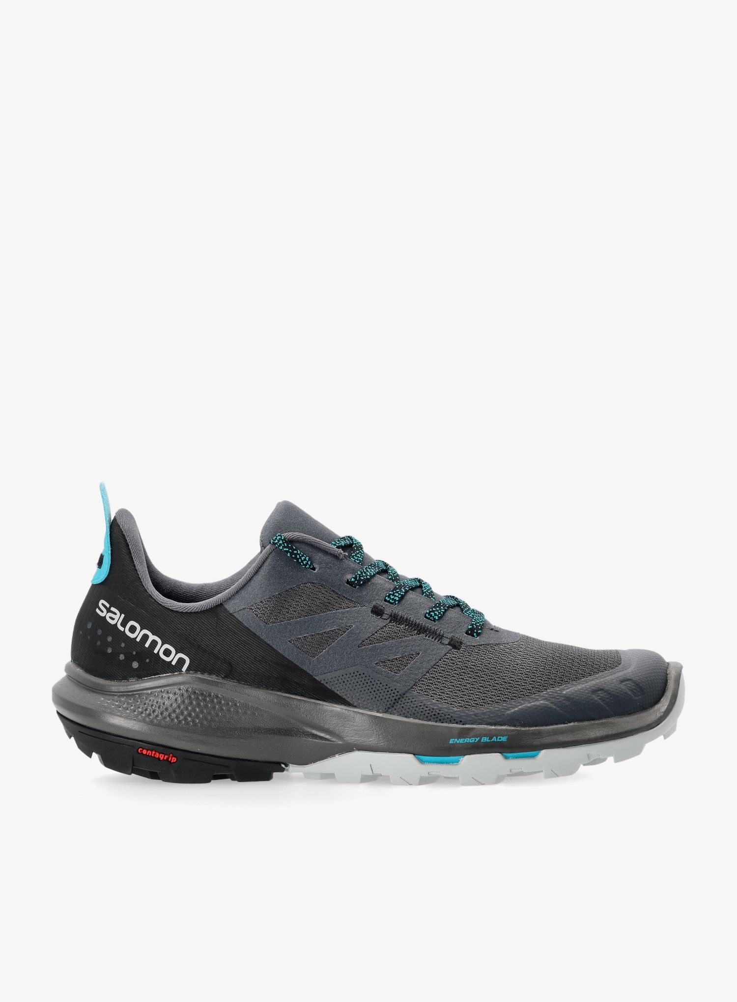 Pohodniški čevlji Salomon Outpulse - ebony/black/algiers blue