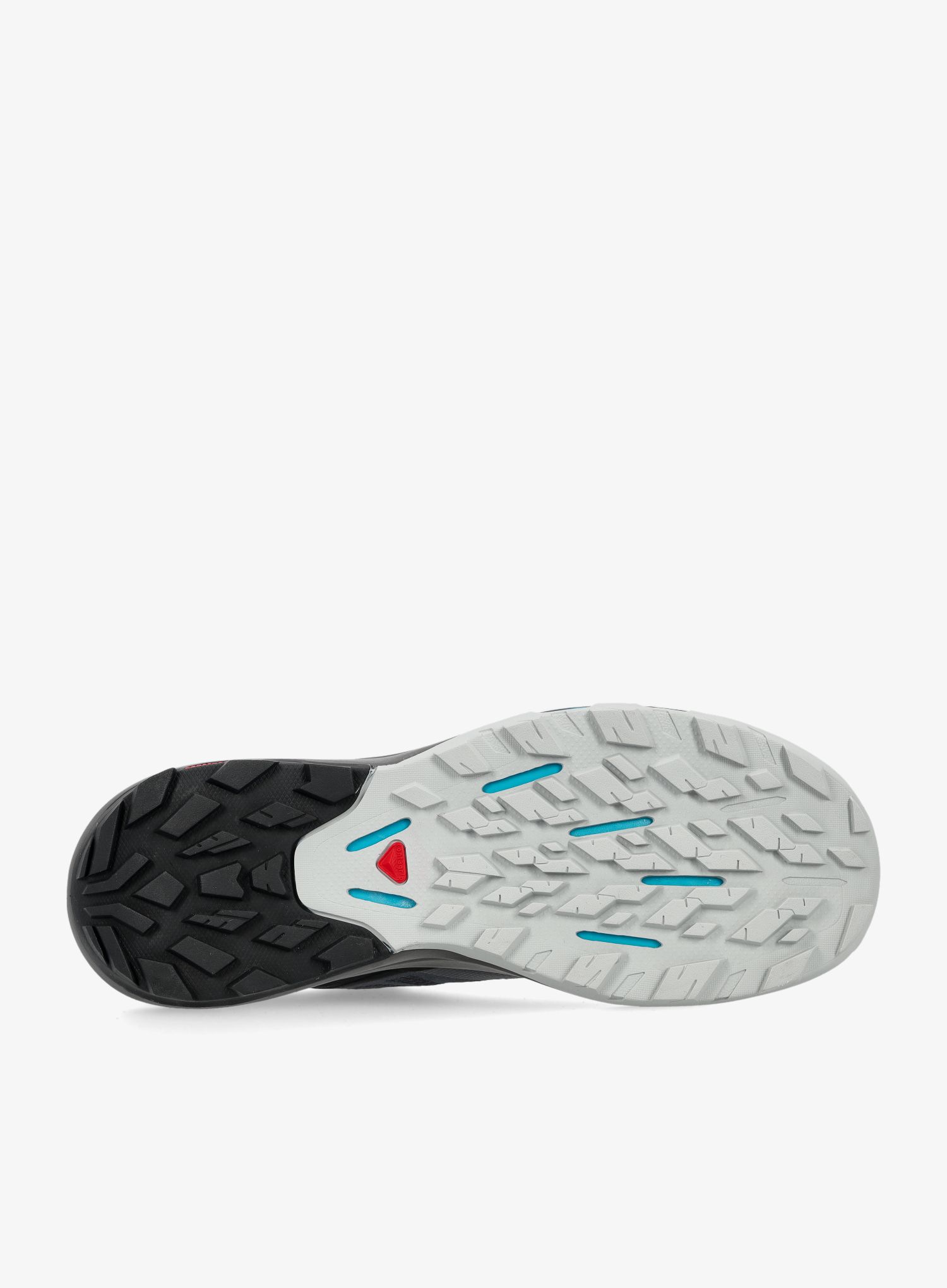 Pohodniški čevlji Salomon Outpulse - ebony/black/algiers blue