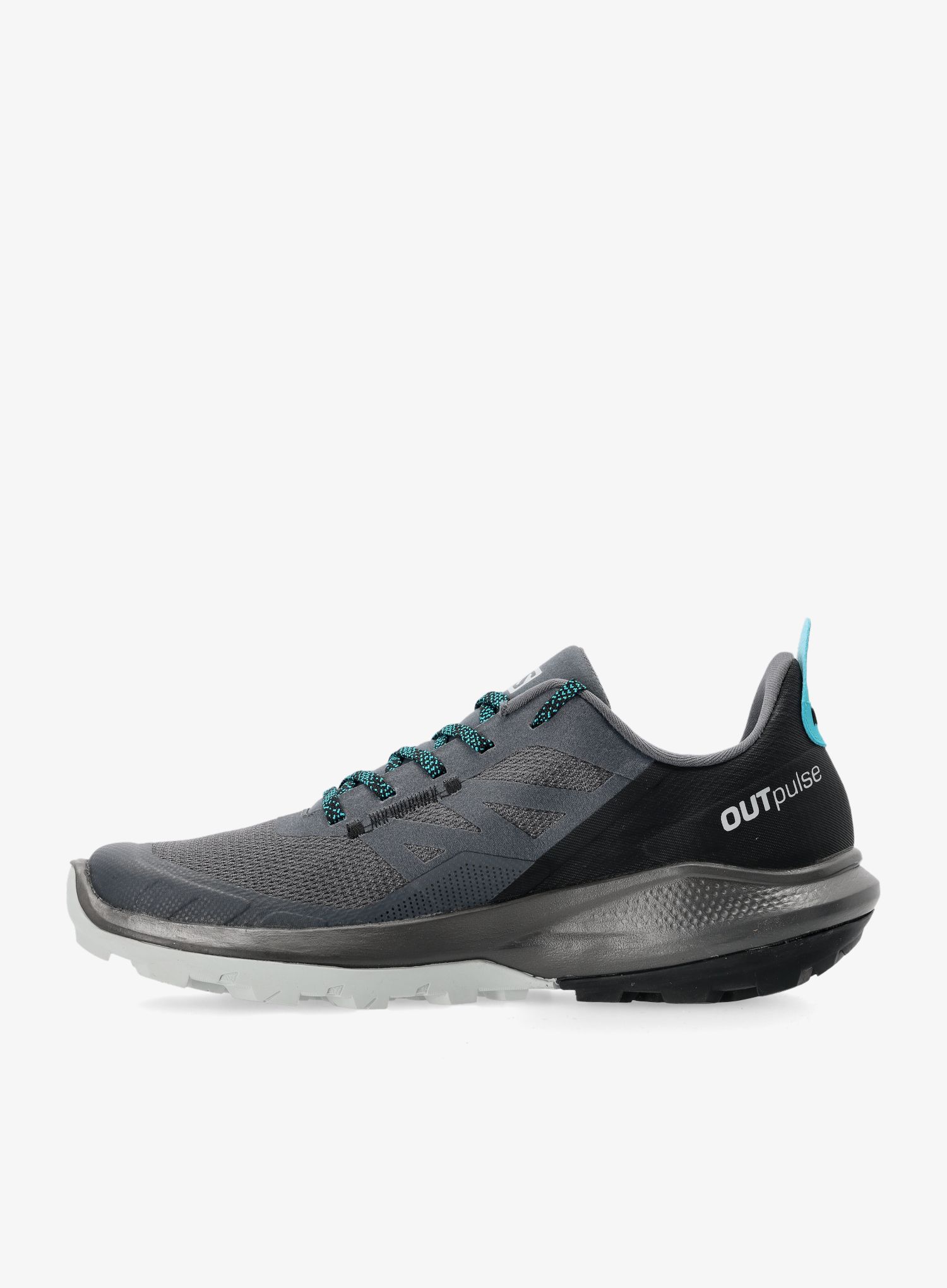 Pohodniški čevlji Salomon Outpulse - ebony/black/algiers blue
