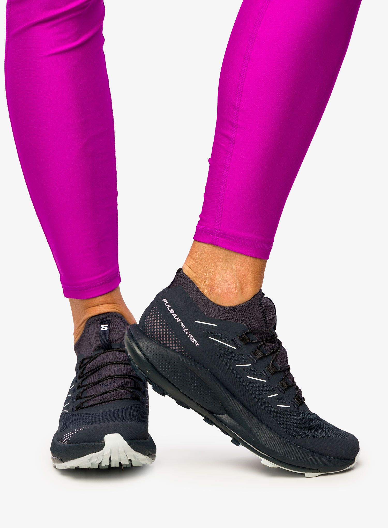 Ženski tekaški čevlji Salomon Pulsar Trail 2 /Pro - carbon/orchid