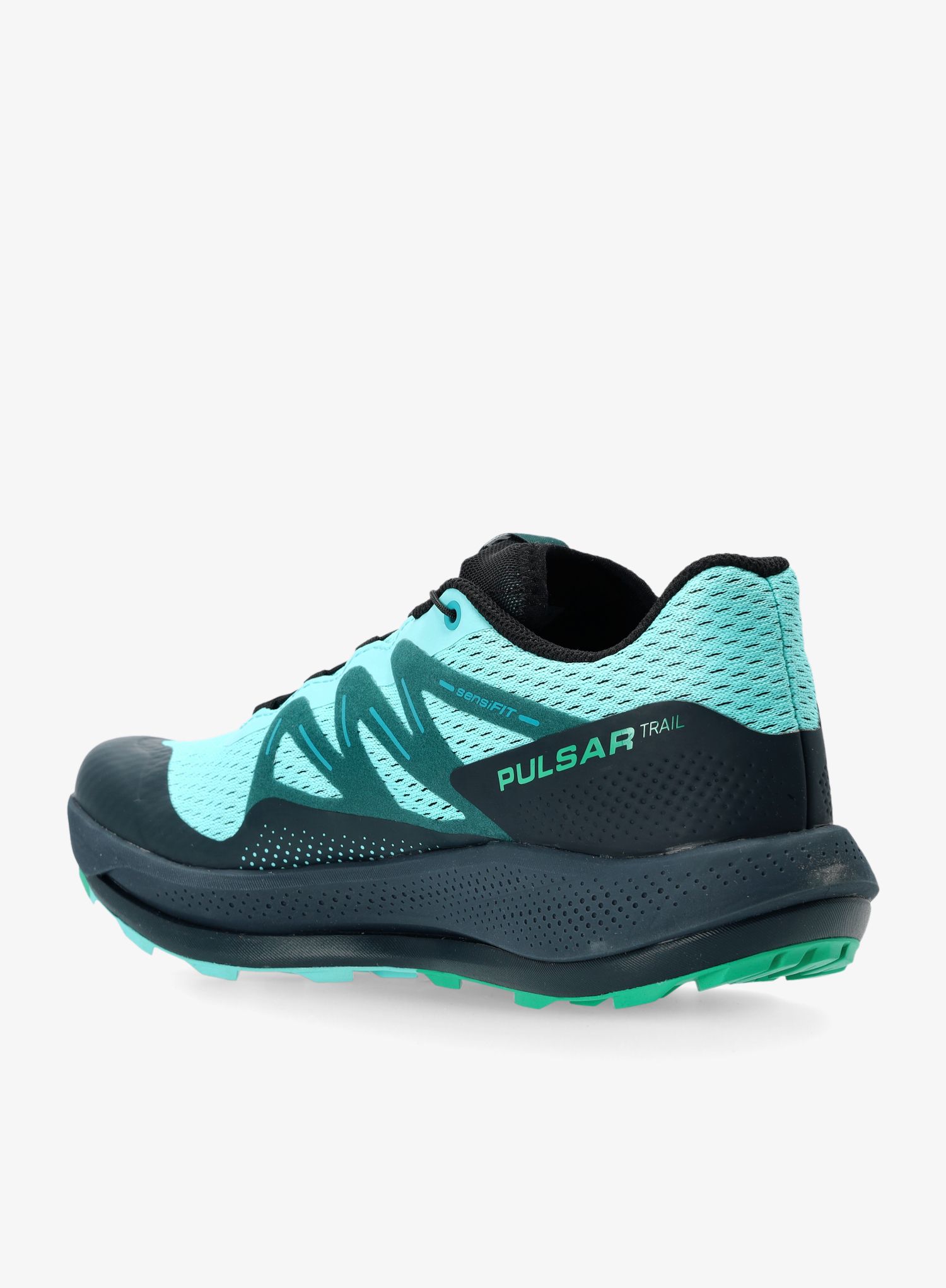 Moški tekaški čevlji Salomon Pulsar Trail - blra/carbon/eme
