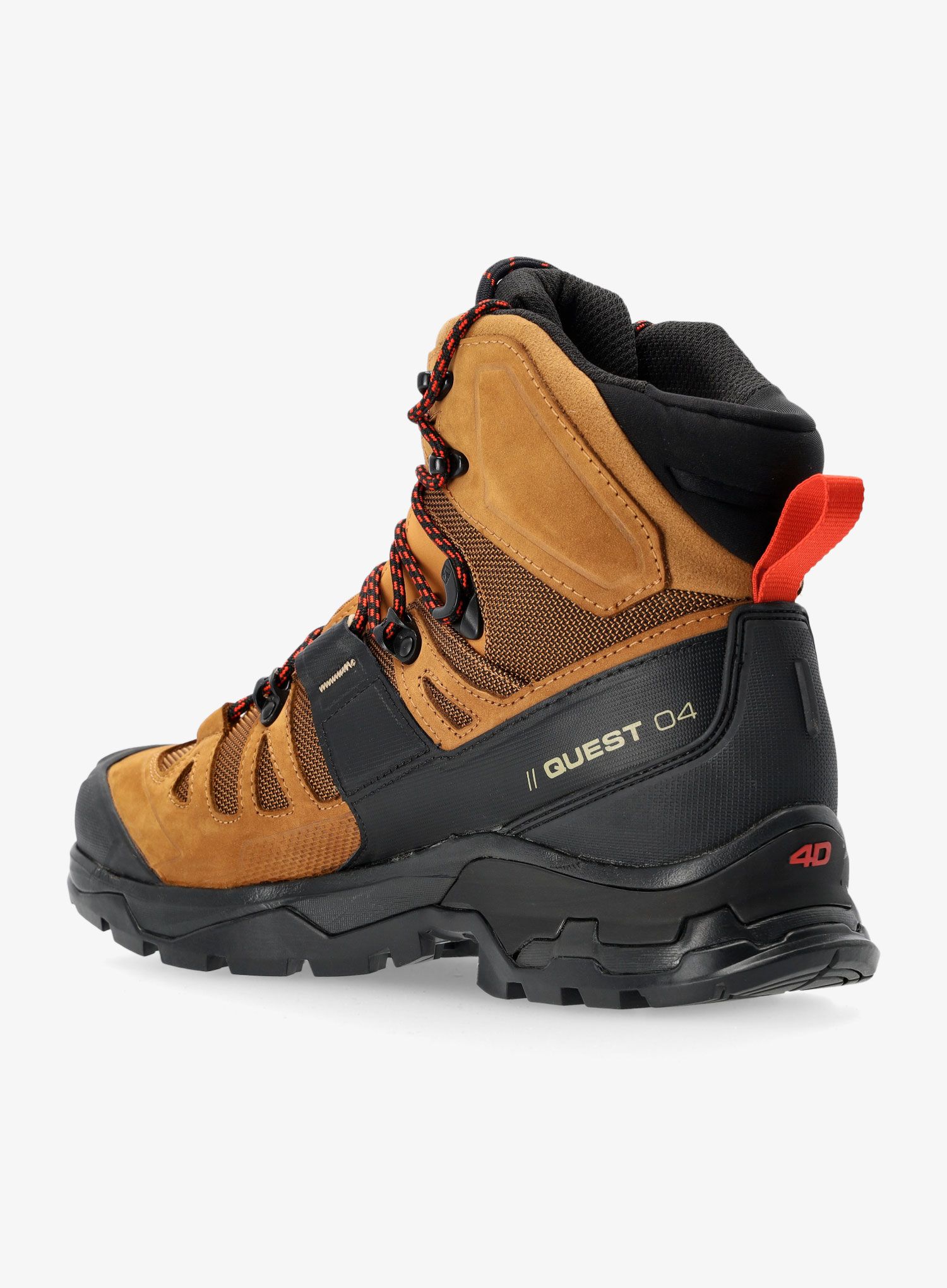 GORE TEX čevlji Salomon Quest 4 GTX - rubber/black/fiery red