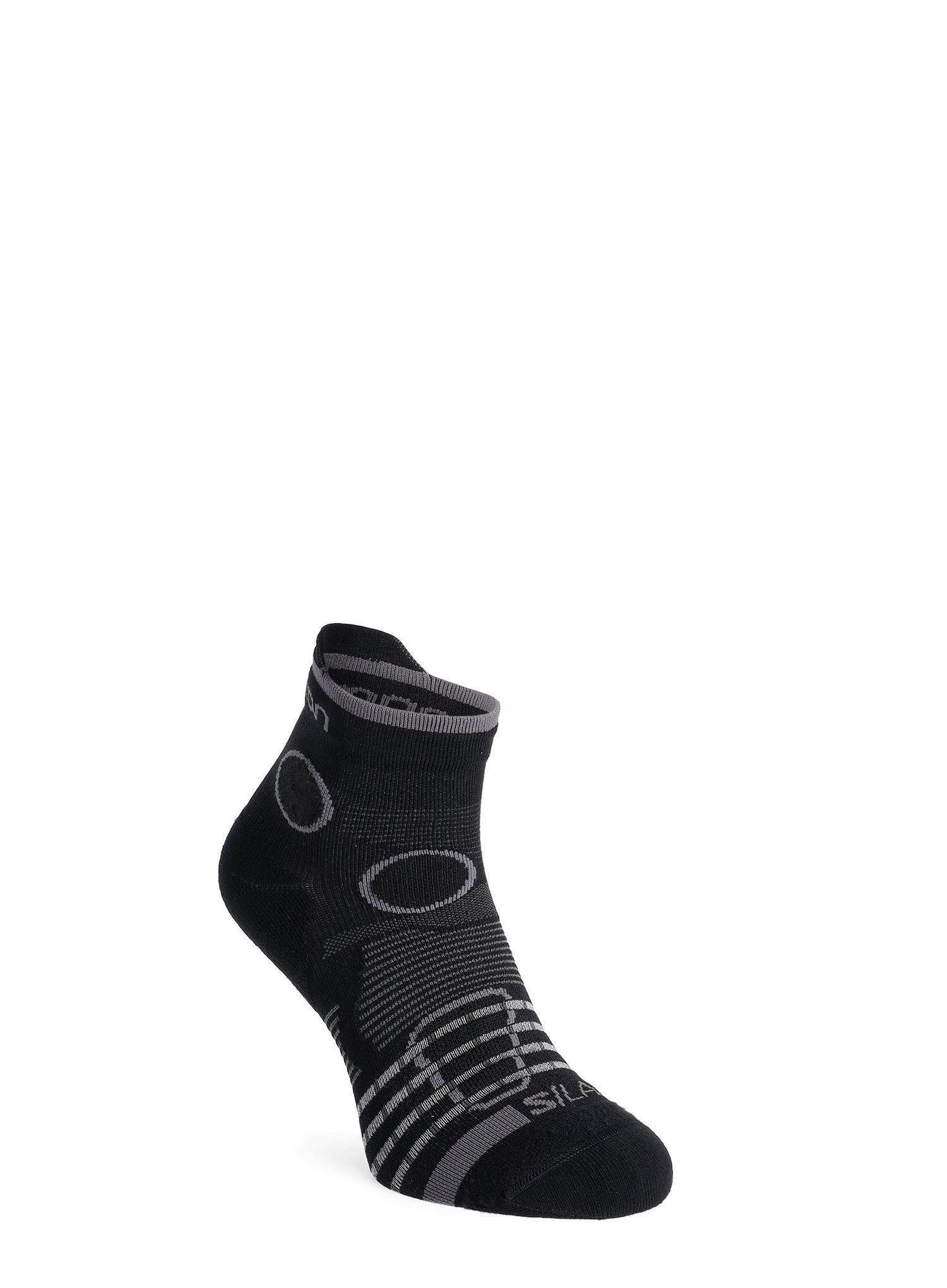 Tekaške nogavice Salomon S/Lab Pulse Ankle - deep black/grey