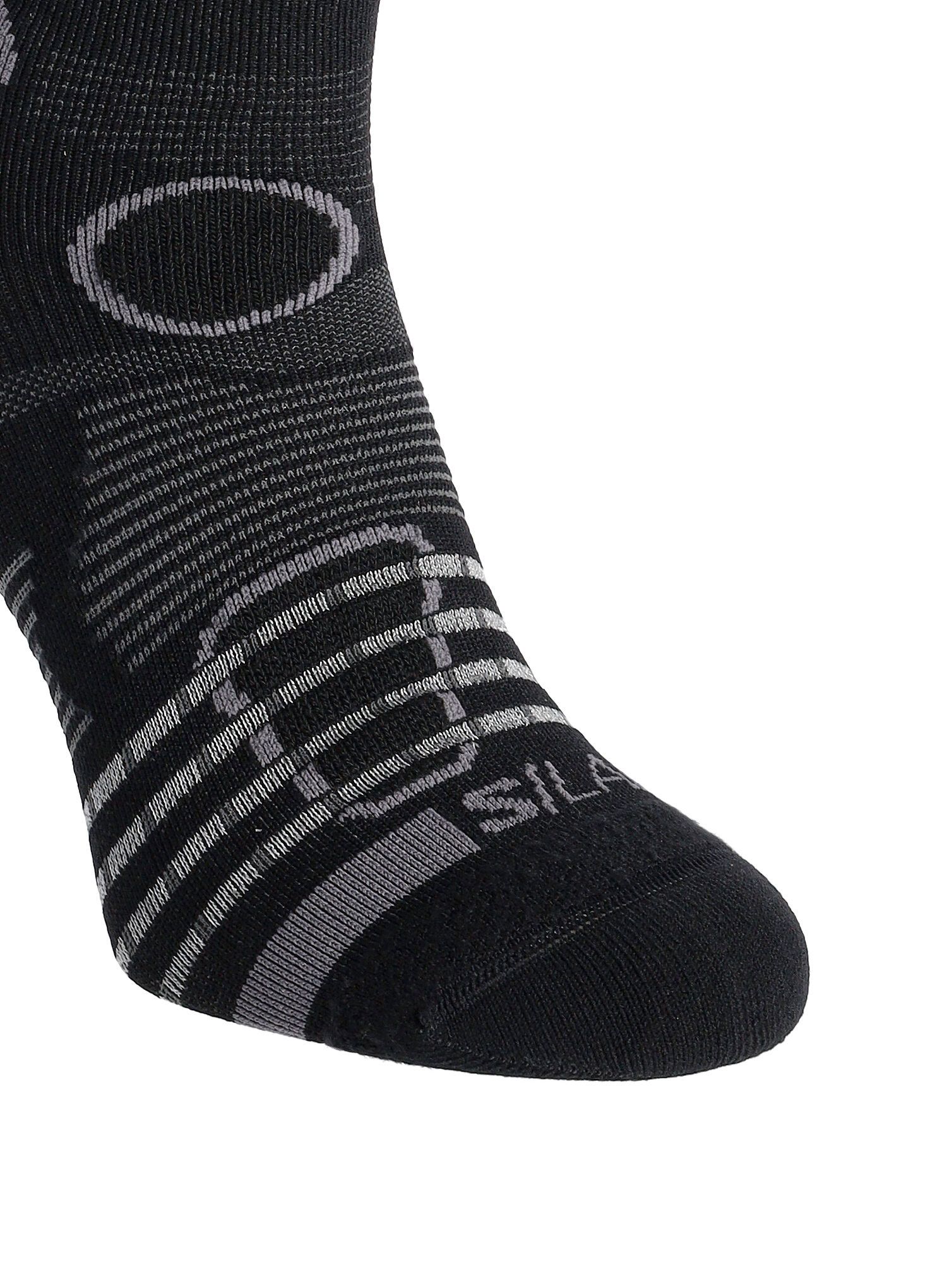 Tekaške nogavice Salomon S/Lab Pulse Ankle - deep black/grey