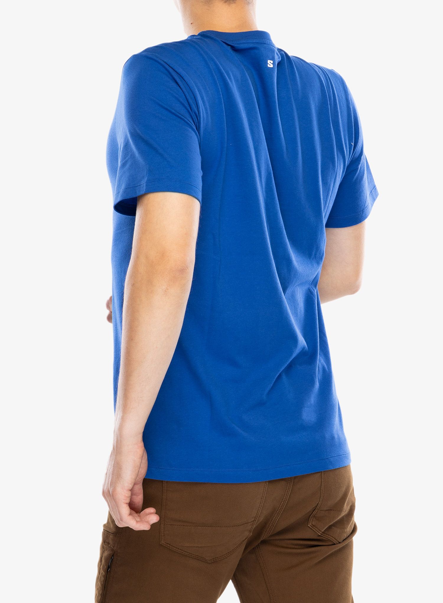 Bombažna majica Salomon Logo Performance S/S Tee - surf the web