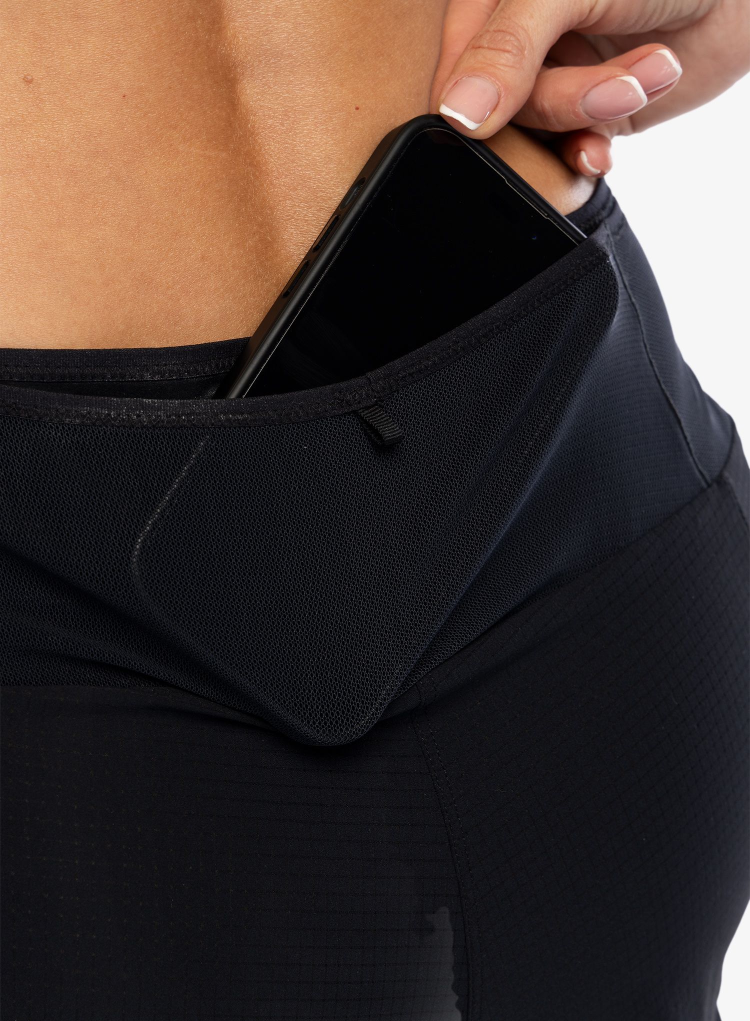 Ženske tekaške kratke hlače Salomon Sense Aero 2in1 Short - black