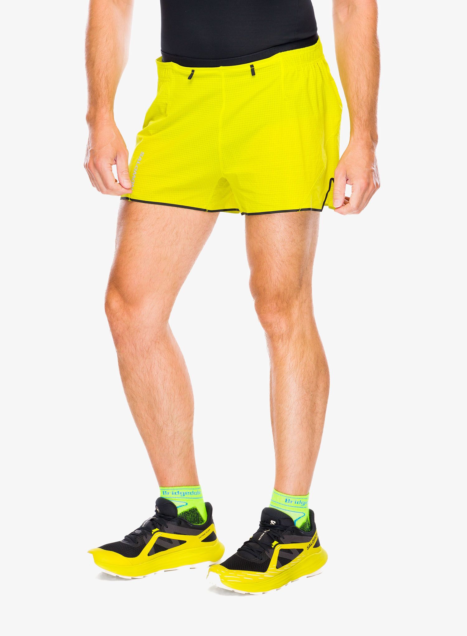 Tekaške kratke hlače Salomon Sense Aero 3 Short - sulphur spring