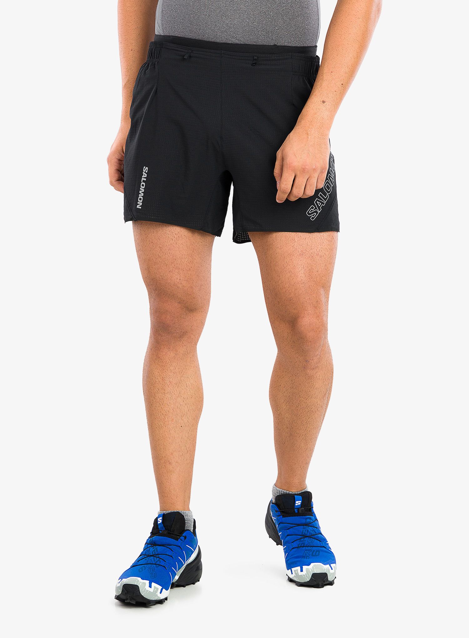 Tekaške kratke hlače Salomon Sense Aero 5'' Shorts - deep black