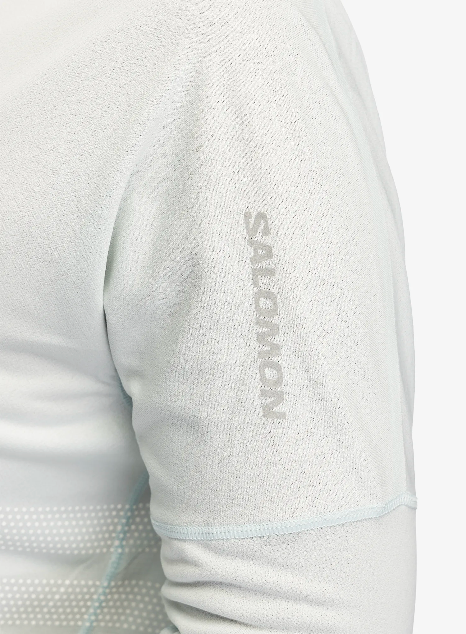 Ženska tekaška jopica Salomon Sense Aero LS Tee GFX - misty blue