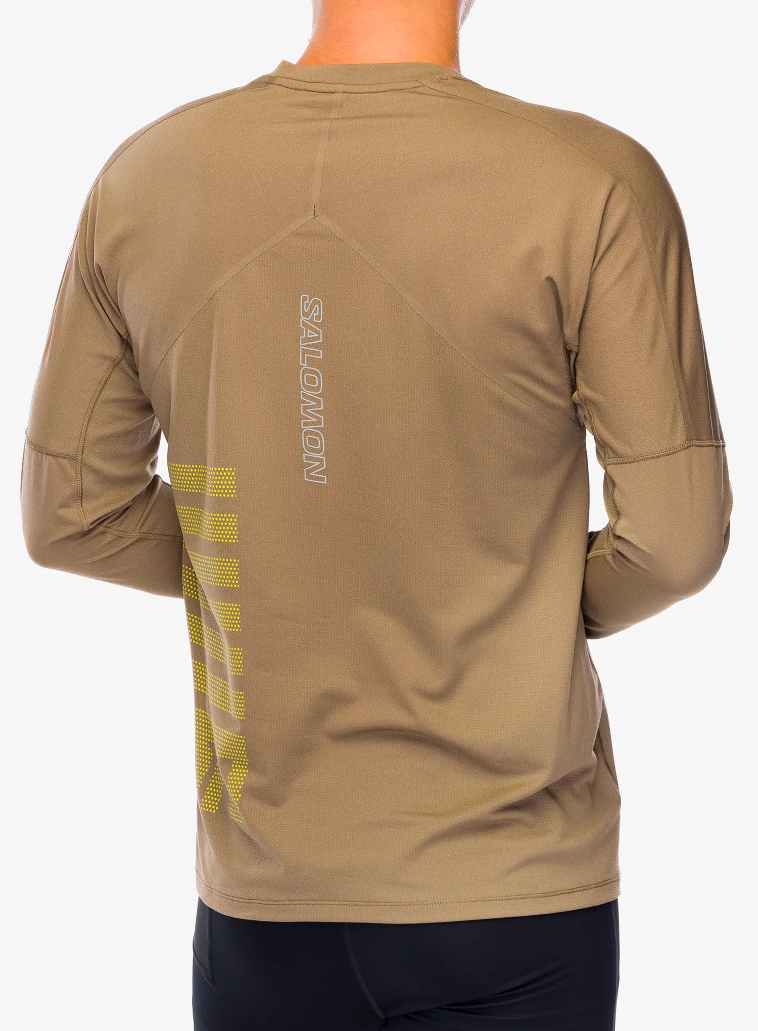 Tekaška jopica Salomon Sense Aero LS Tee GFX - shitake