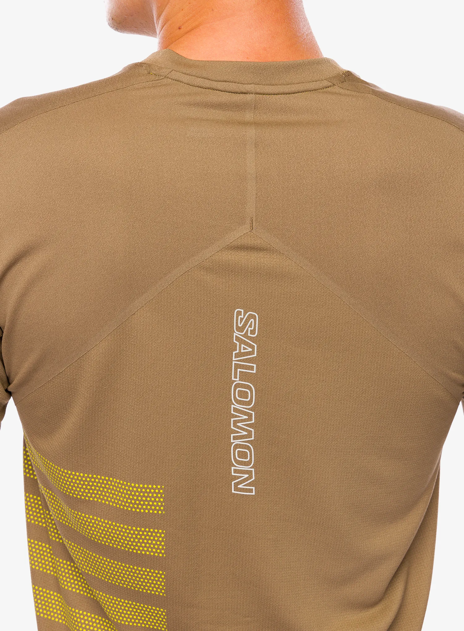 Tekaška jopica Salomon Sense Aero LS Tee GFX - shitake