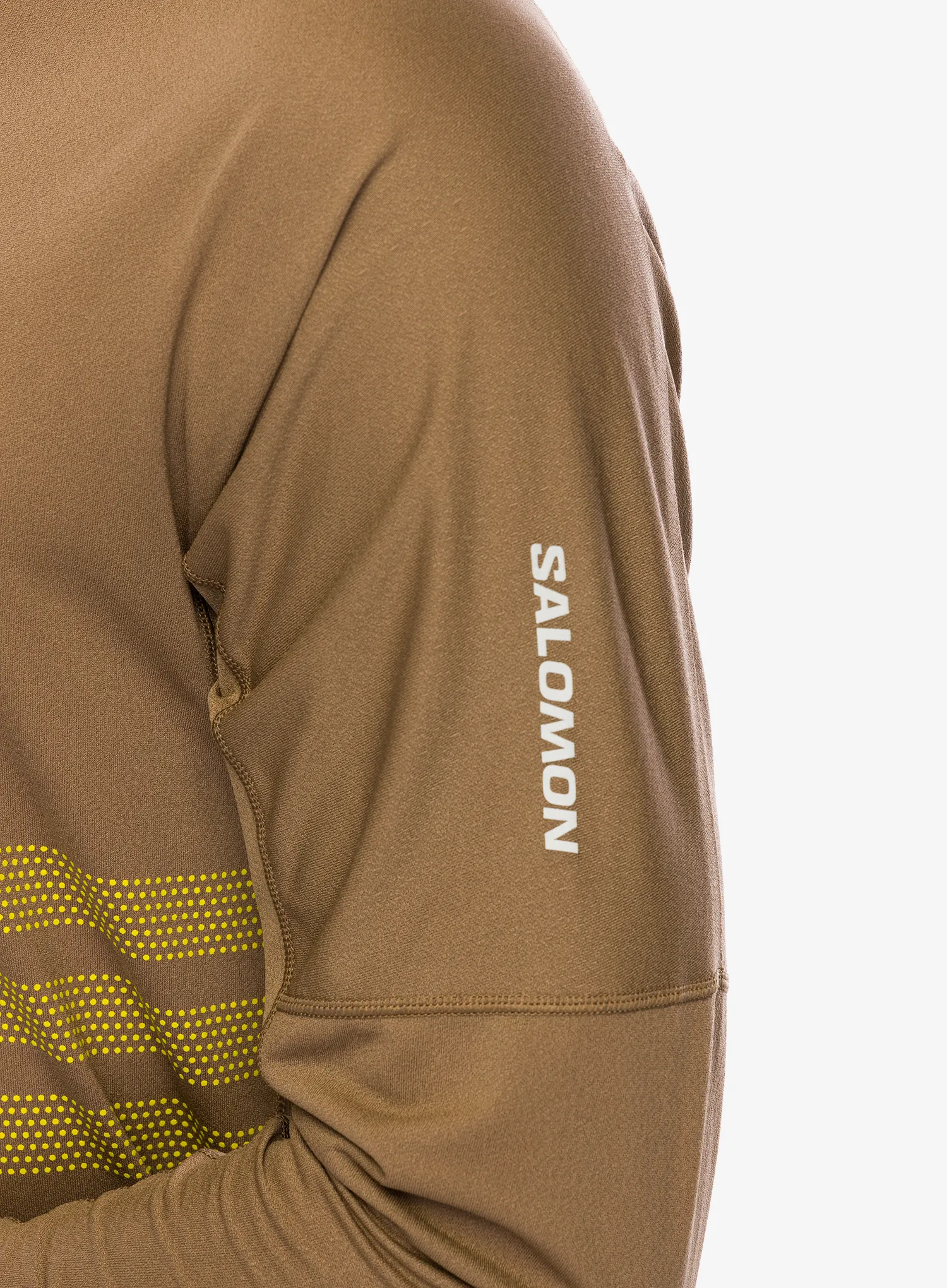 Tekaška jopica Salomon Sense Aero LS Tee GFX - shitake