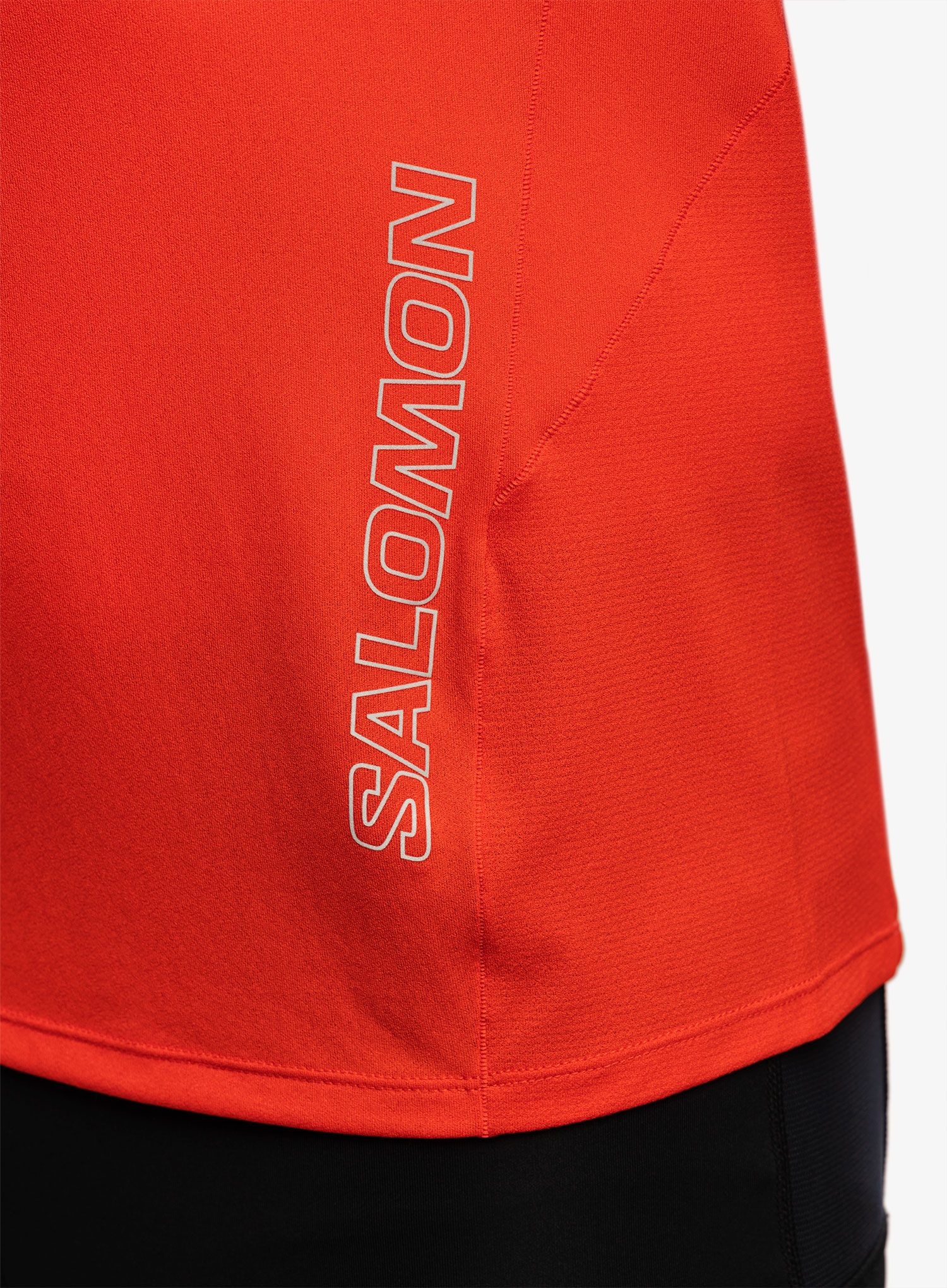 Moška tekaška majica Salomon Sense Aero SS Tee - fiery red