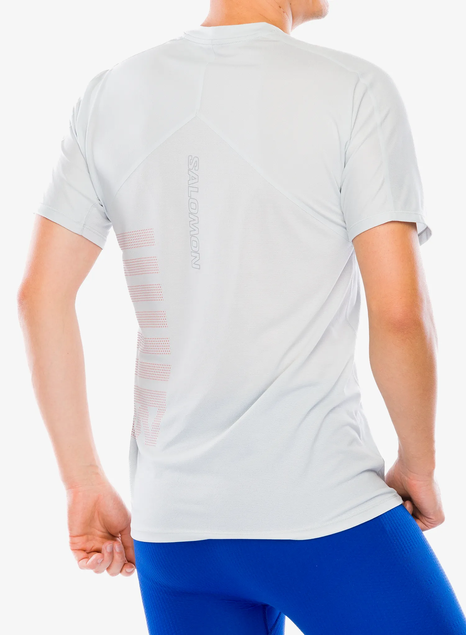 Majica za tek Salomon Sense Aero S/S GFX - gray