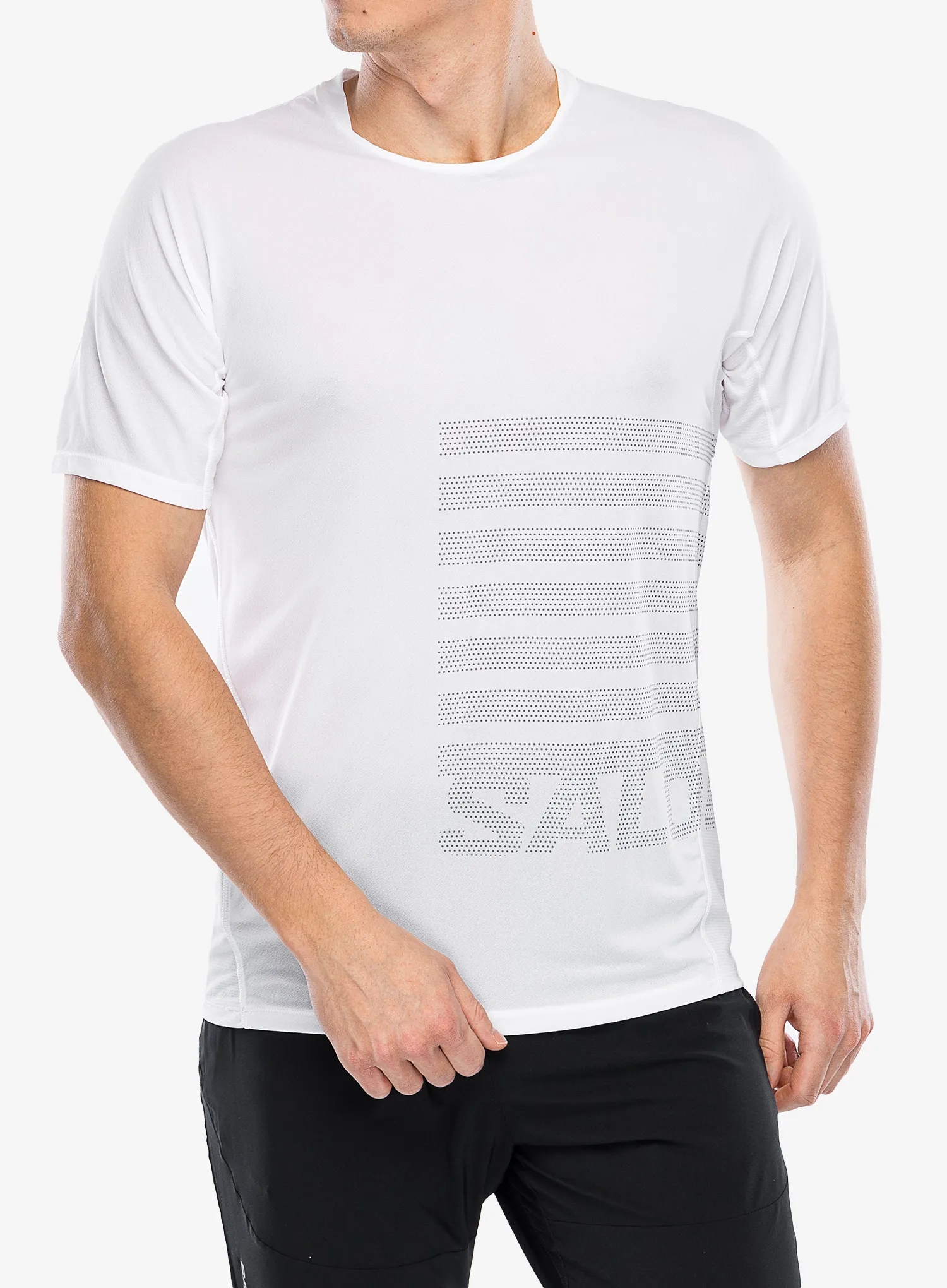Majica za tek Salomon Sense Aero S/S GFX - white