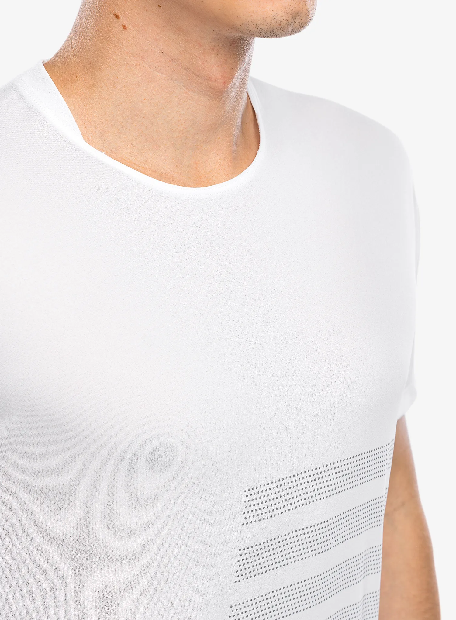 Majica za tek Salomon Sense Aero S/S GFX - white