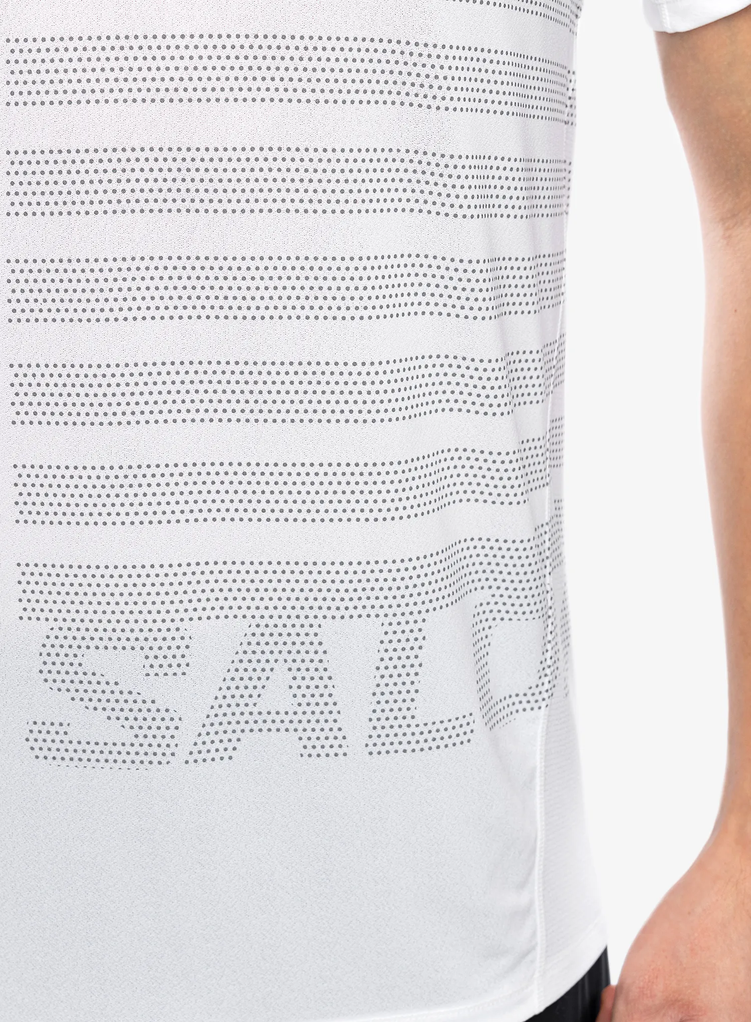 Majica za tek Salomon Sense Aero S/S GFX - white
