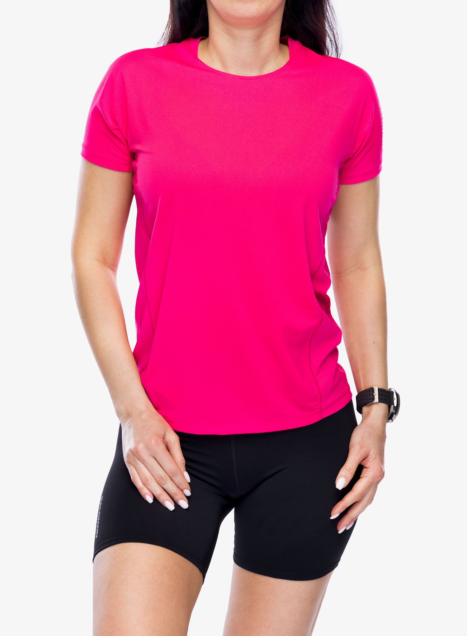 Ženska športna majica Salomon Sense Aero S/S  - beetroot purple