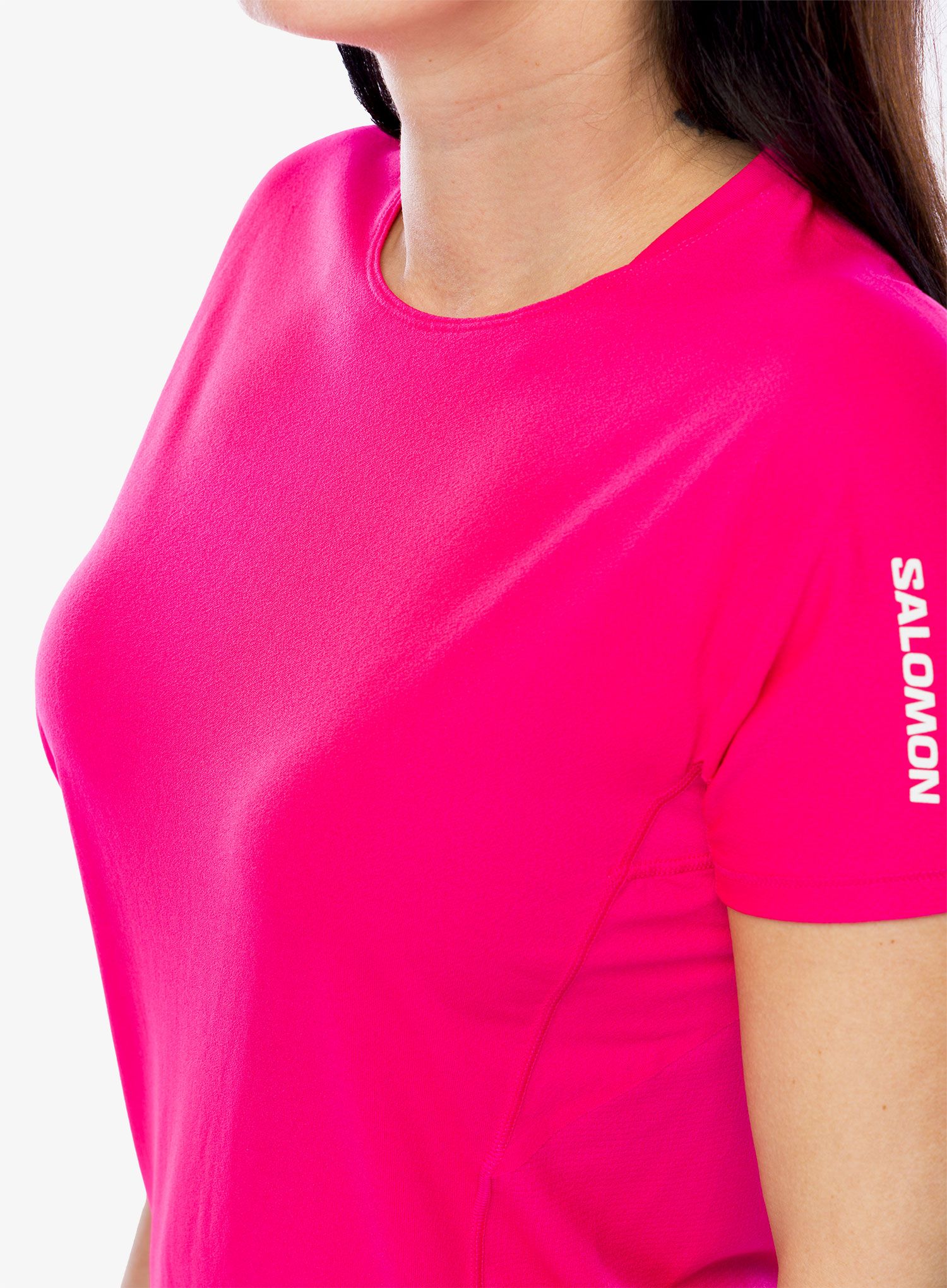 Ženska športna majica Salomon Sense Aero S/S  - beetroot purple