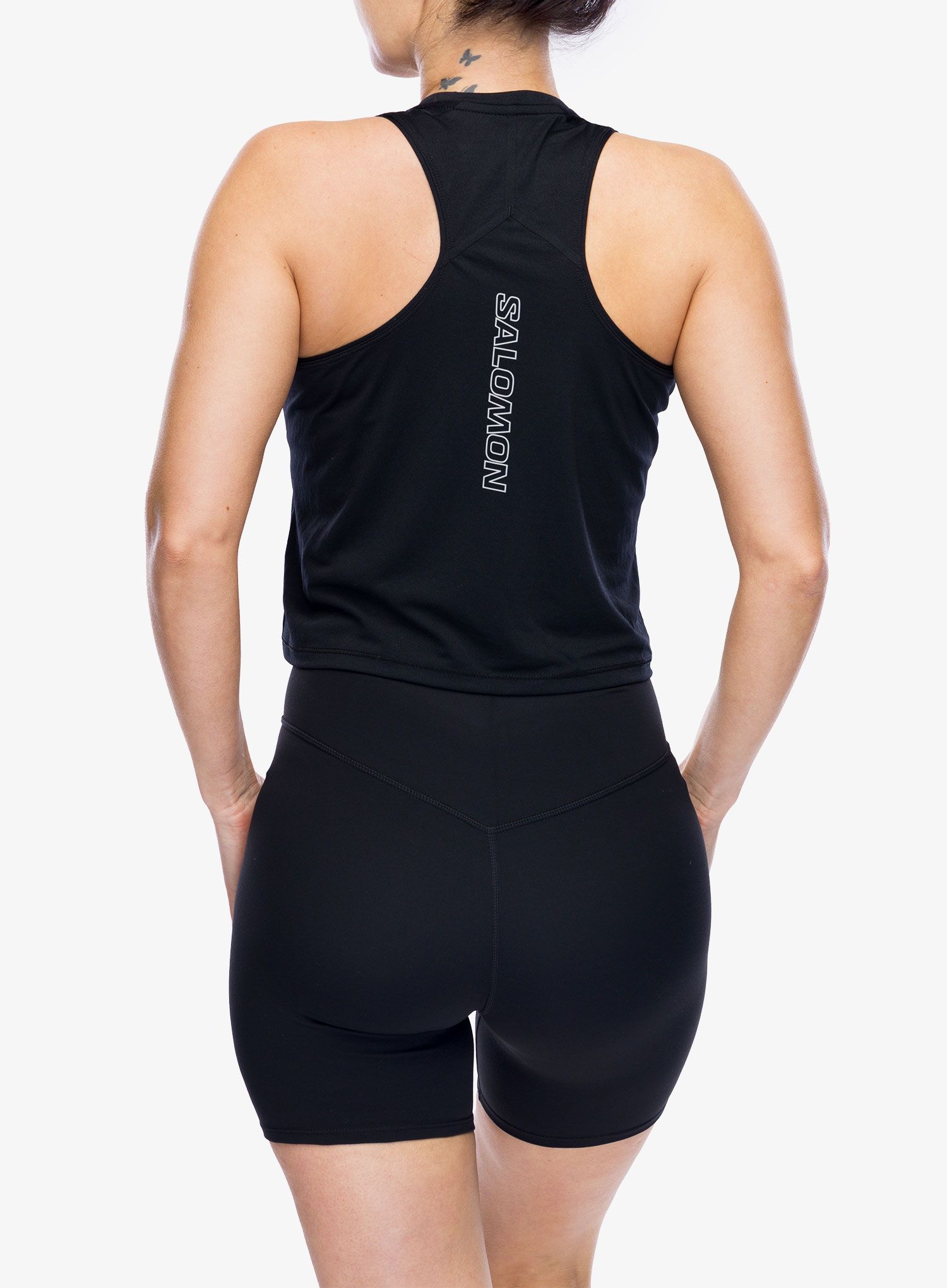 Ženski top Salomon Sense Aero Short Tank - deep blue