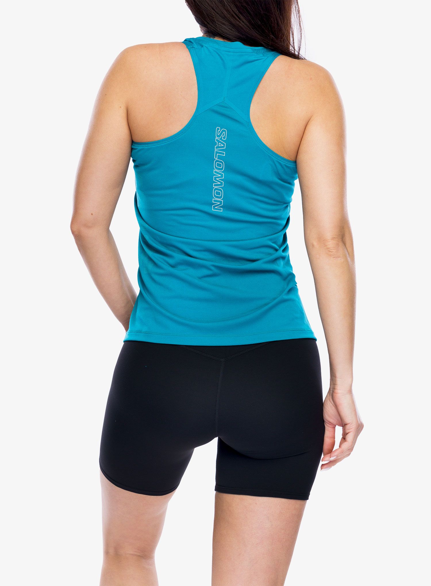 Ženski top Salomon Sense Aero Singlet GFX - tahiti