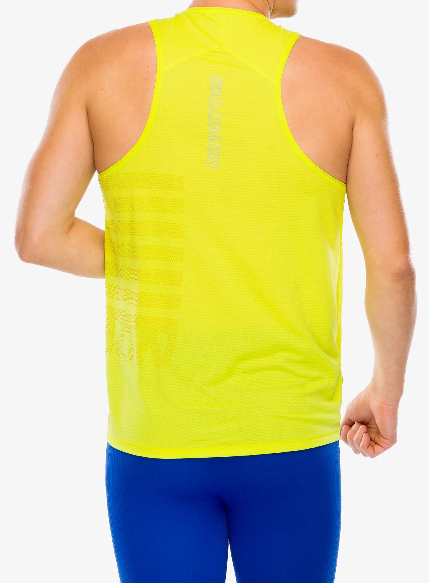 Tekaška majica Salomon Sense Aero Singlet - sulphur