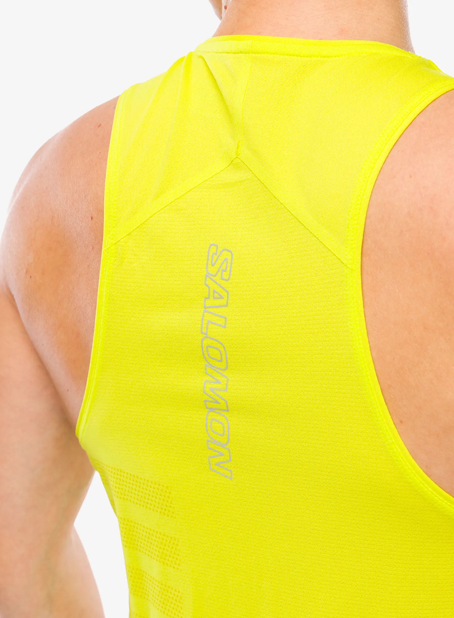 Tekaška majica Salomon Sense Aero Singlet - sulphur