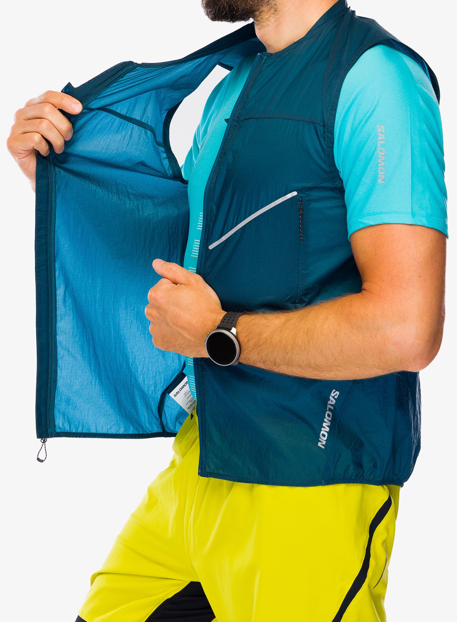 Brezrokavnik Salomon Sense Aero Wind Vest - deep dive