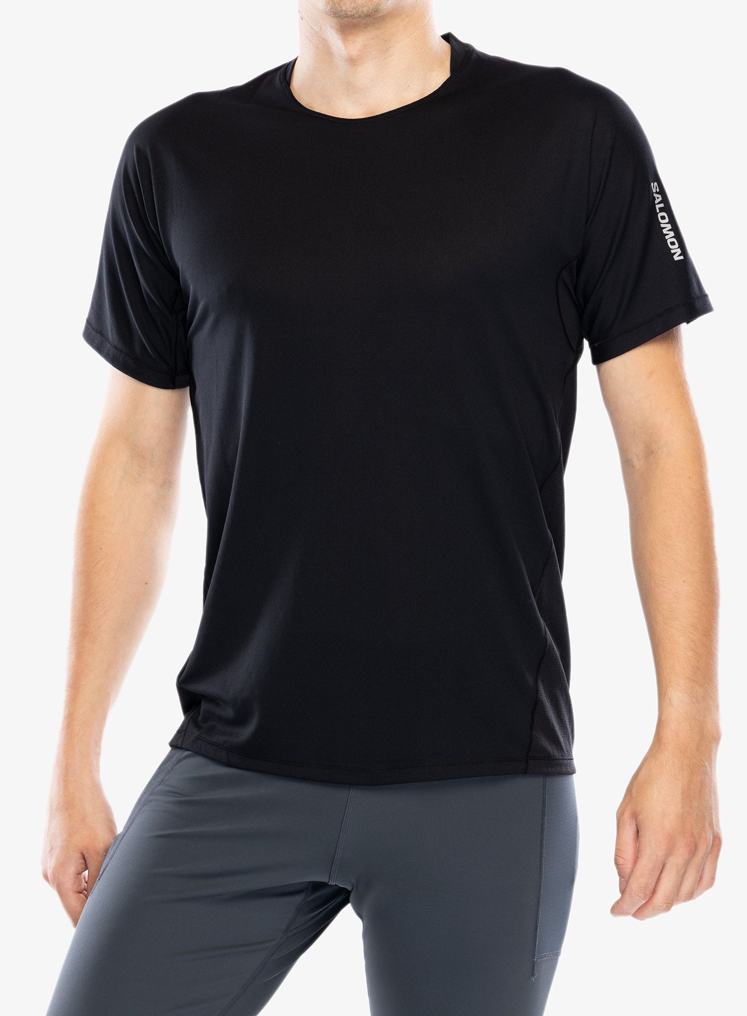Športna majica Salomon Sense Aero S/S - deep black